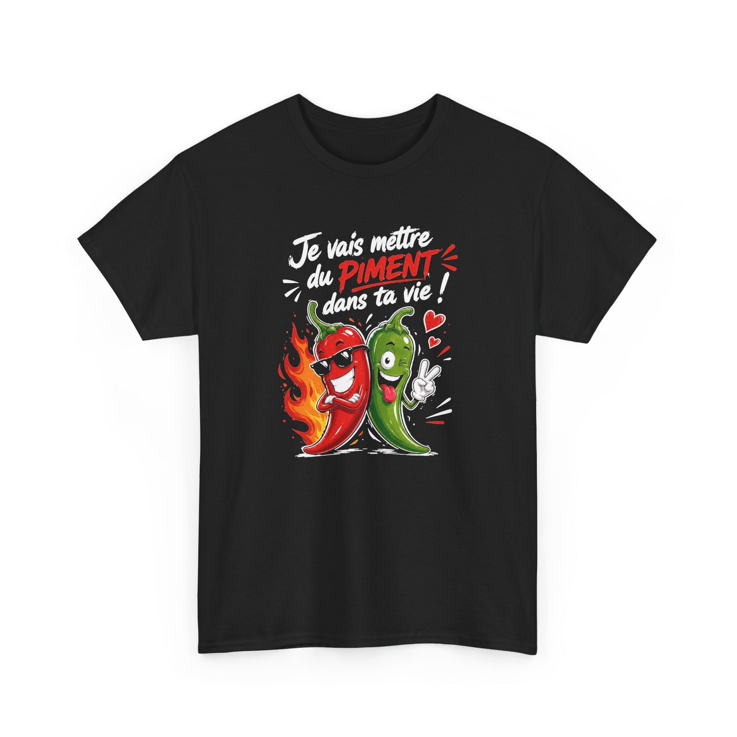 Tee Shirt Piment Homme et Femme – Je Vais Mettre du Piment dans ta Vie – T-Shirt Humour