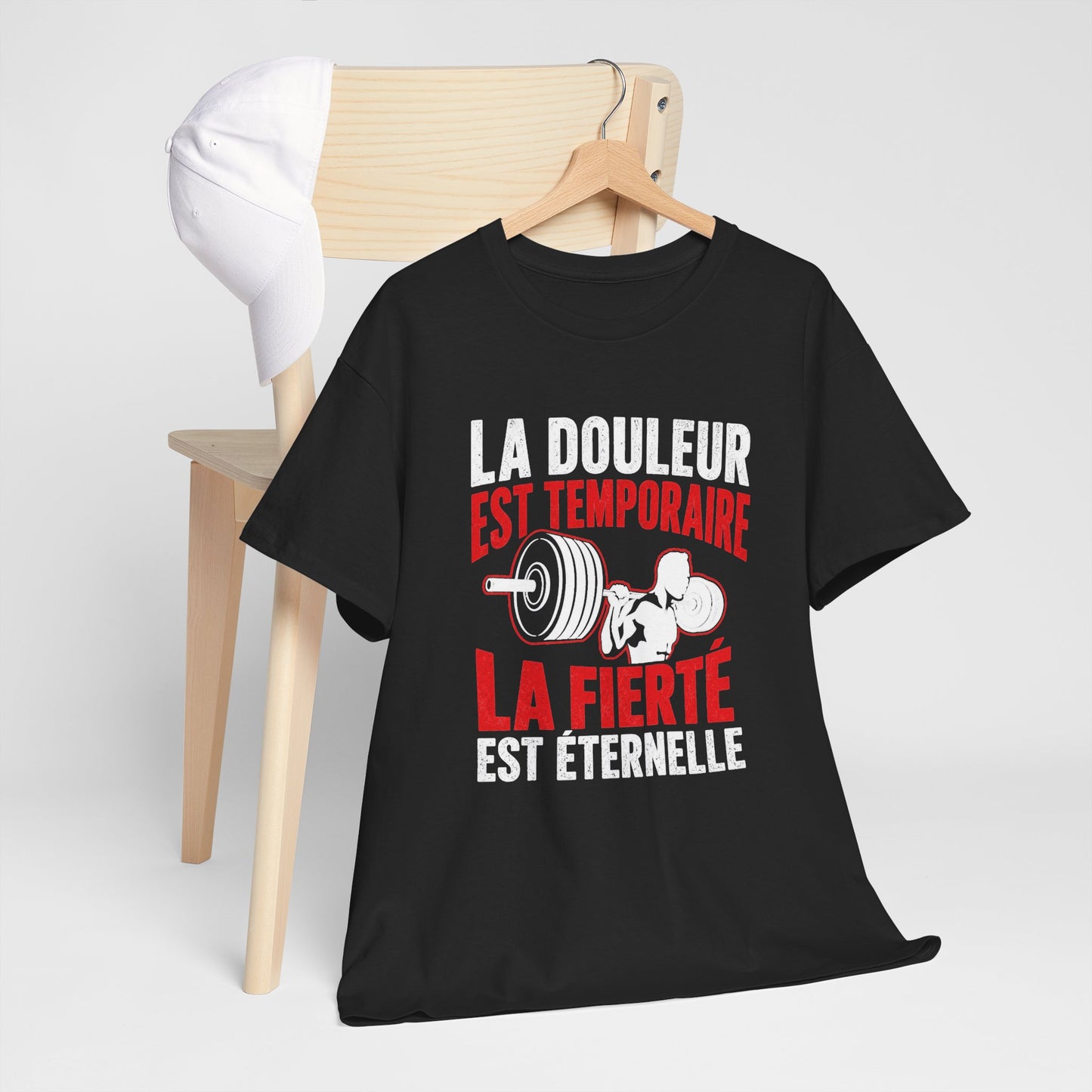 T-Shirt Musculation Homme et Femme – Fitness Muscu Haltérophilie – Sport Entraînement Motivation – Cadeau Sportif