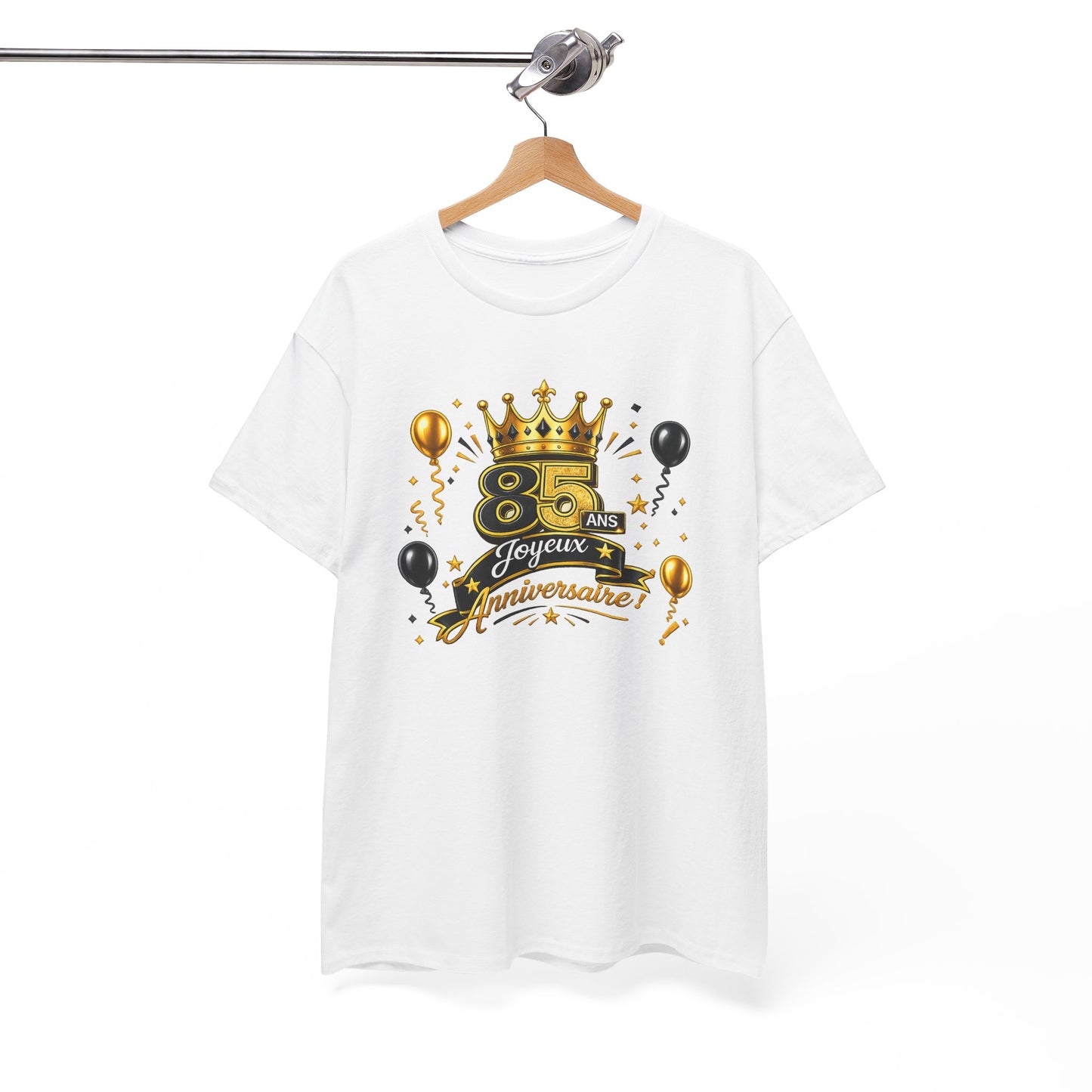 Tee Shirt Anniversaire 85 Ans Homme et Femme – Joyeux Anniversaire – Cadeau 85 Ans