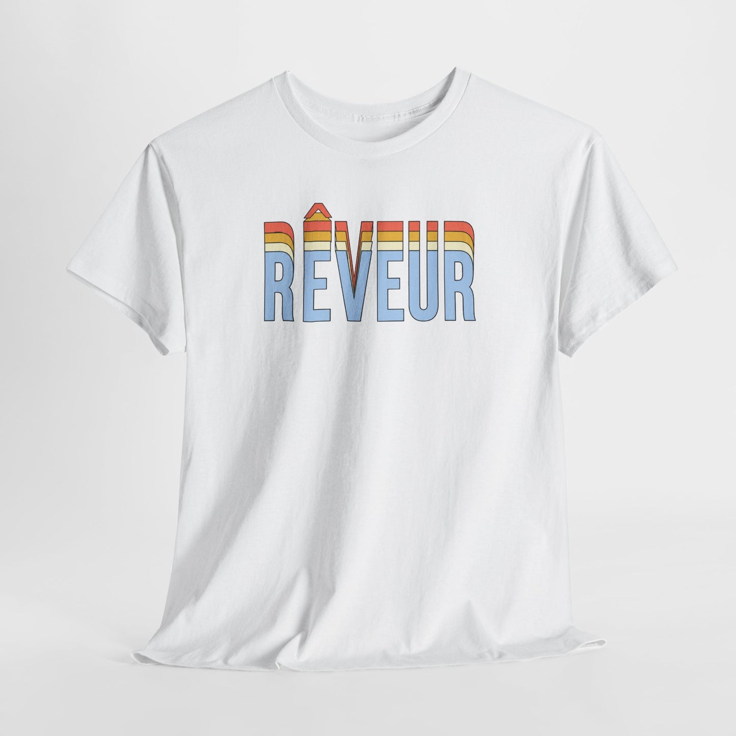 T-Shirt Rêveur Homme et Femme – Créativité Imagination Écriture Art – Cadeau Original Artiste Étudiant Enseignant