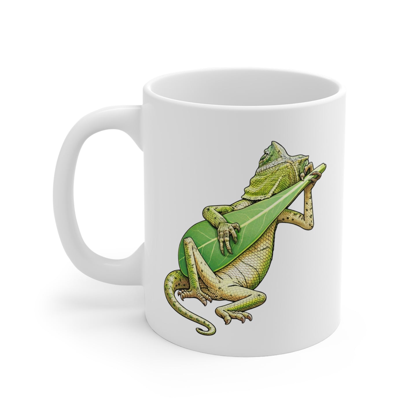 Tasse Lézard Guitariste – Mug Animal Musique Original – Cadeau Fun Nature Artistique 325ml