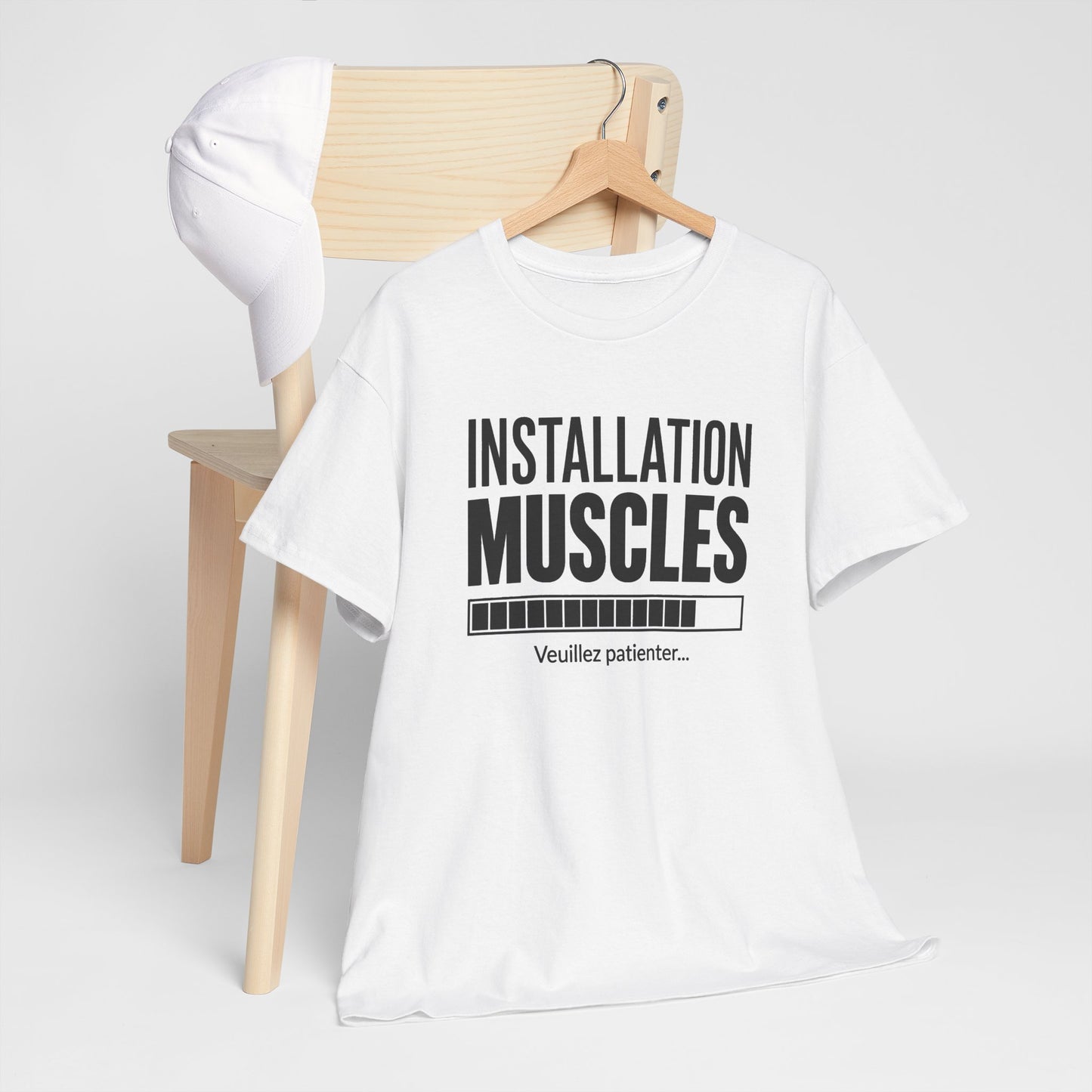 T-Shirt Musculation Homme et Femme – Fitness Bodybuilding Entraînement Sport – Cadeau Passionné de Salle de Sport