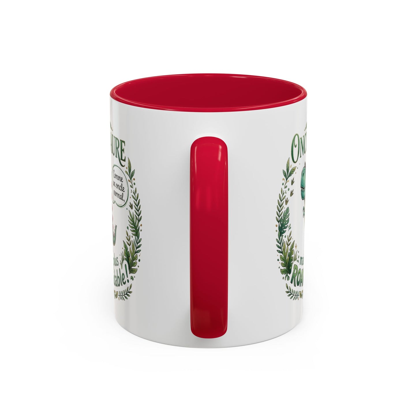 Tasse Oncle Dinosaure 325ml – Mug Céramique Humour Tonton Cadeau Original Famille Dinosaure