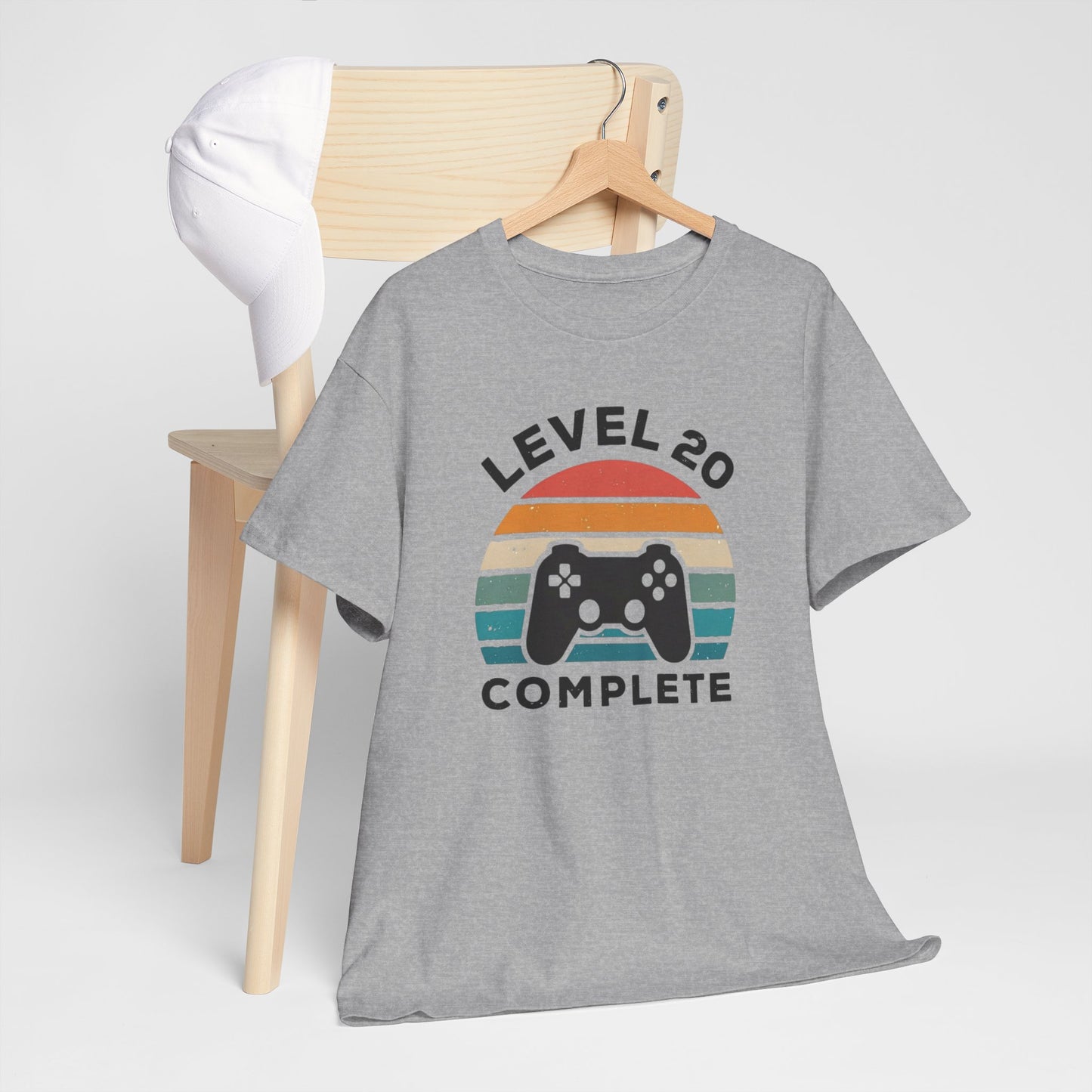 Tee-Shirt 20 Ans Homme et Femme – Cadeau Anniversaire 20ème Gamer Gaming – Idée Cadeau Jeu Vidéo Original pour Passionné de Jeux Vidéo