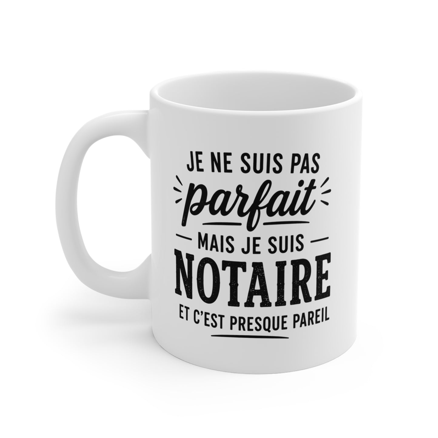 Mug Notaire – Tasse Humour Métier Juridique Droit Justice – Idée Cadeau Original Professionnel Homme