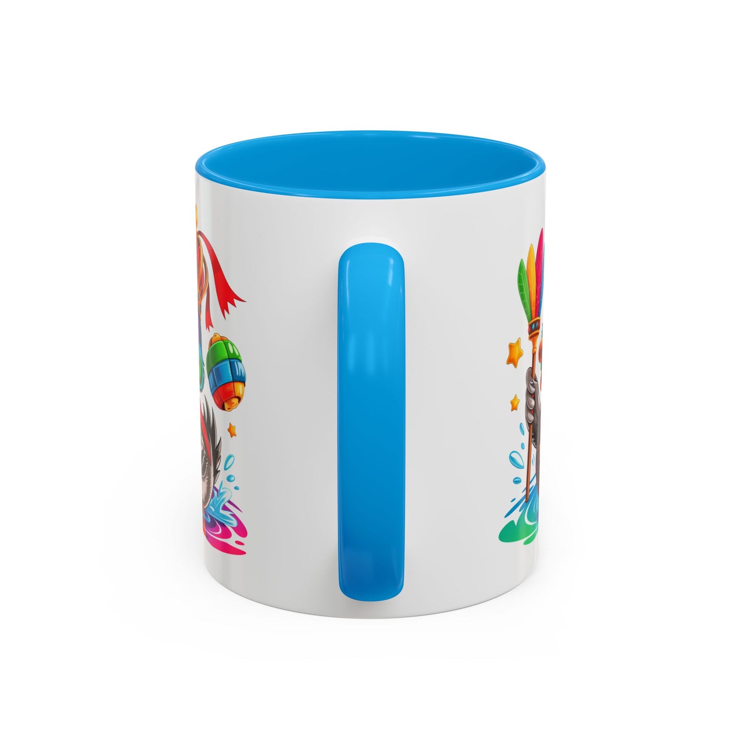 Mug Canard Roi Kawaii avec Couronne et Sceptre – Tasse Colorée et Originale Cadeau Amoureux des Animaux – Céramique 325ml