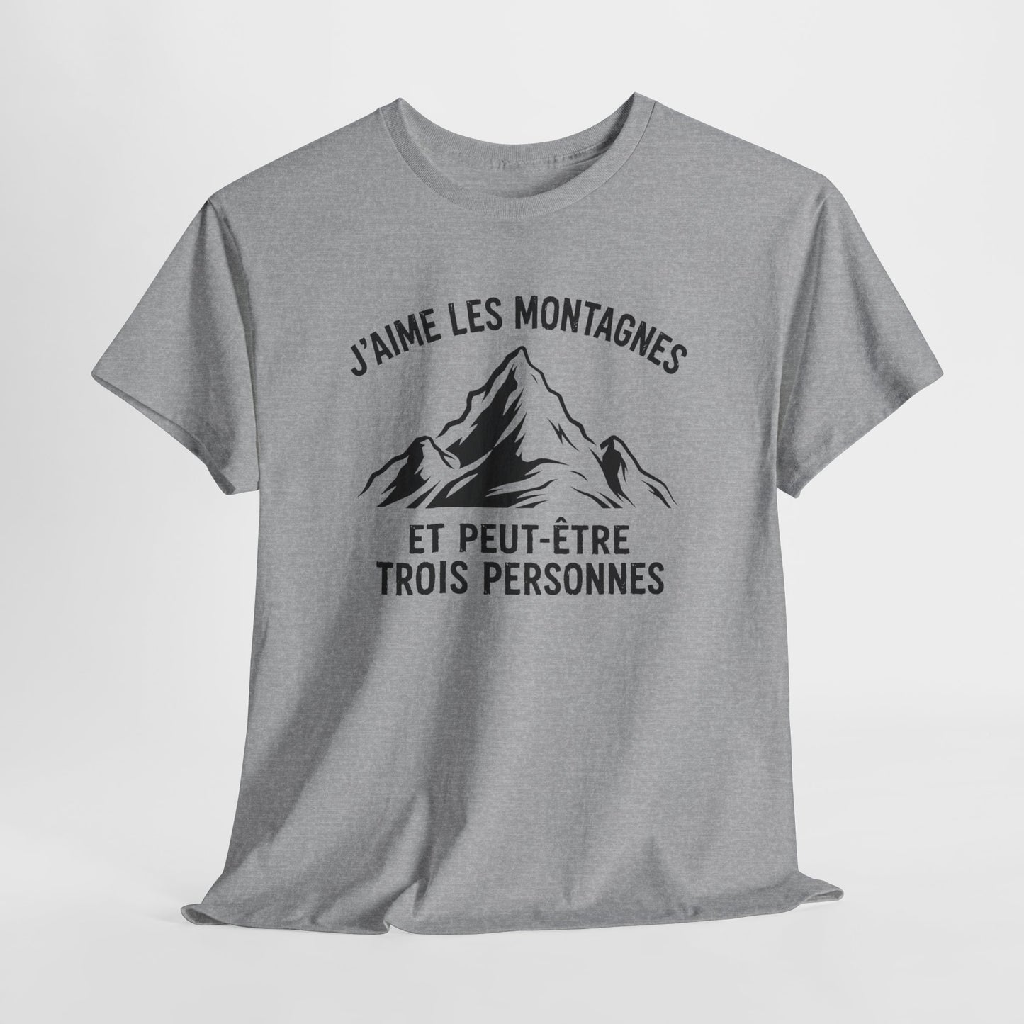 T-Shirt Montagne Homme et Femme – Cadeau Randonnée Alpinisme Nature – Humour Randonneur Amoureux des Montagnes – Idée Cadeau Outdoor