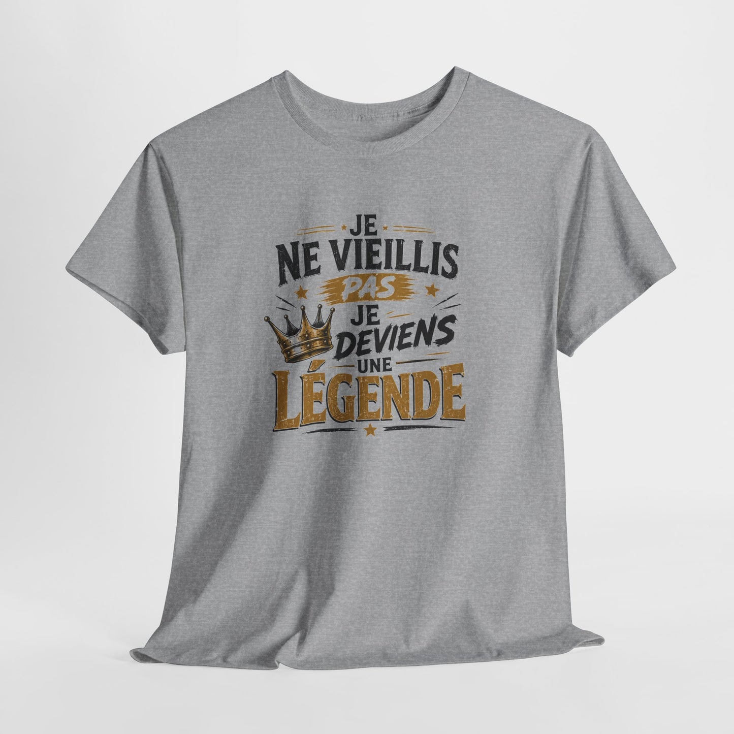 Tee Shirt Homme Légende Humour Couronne Confiance Roi Idée Cadeau Anniversaire Homme Original