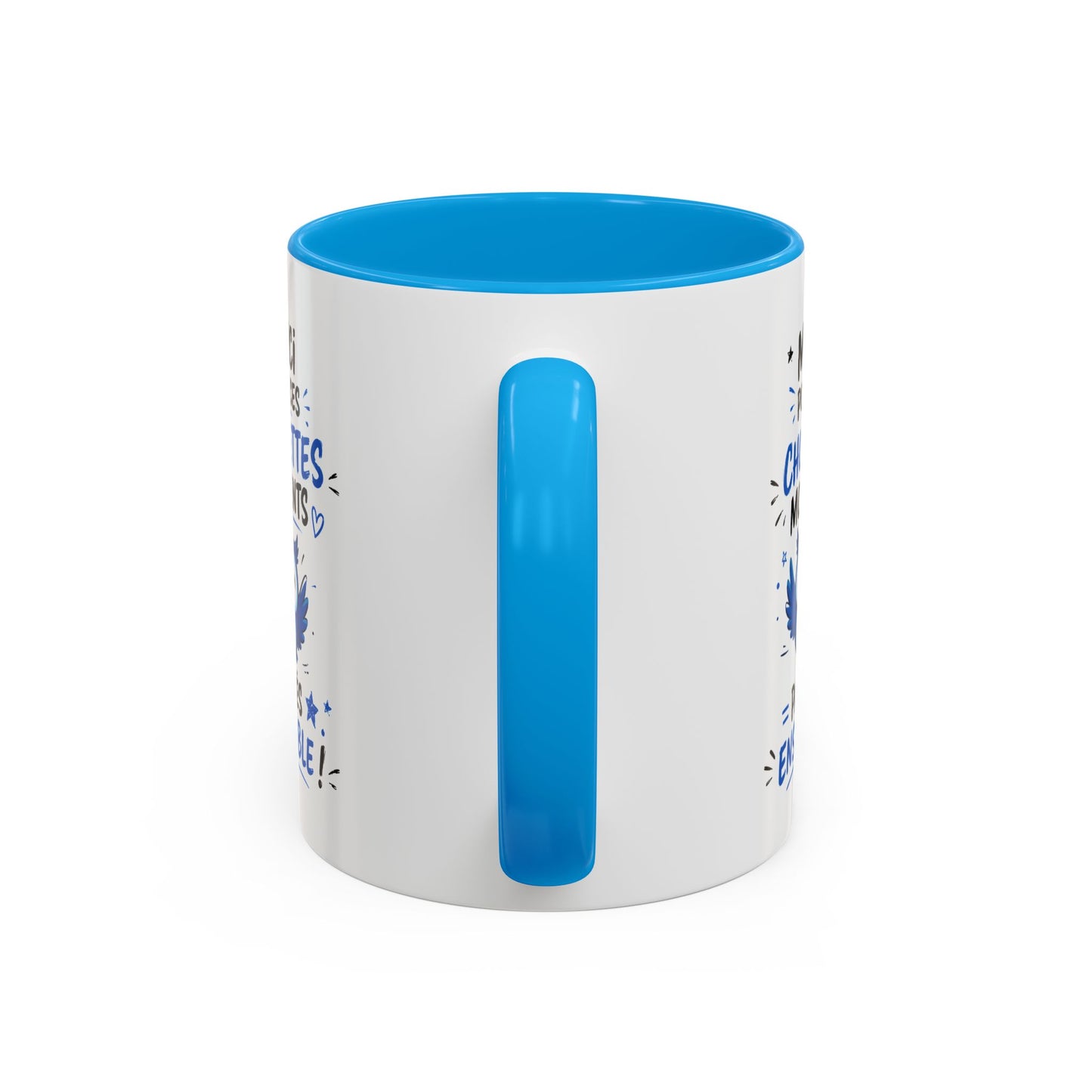 Mug Merci pour Ces Chouettes Moments – Tasse Remerciement avec Chouette – Cadeau Original Souvenir Noir Bleu Rouge