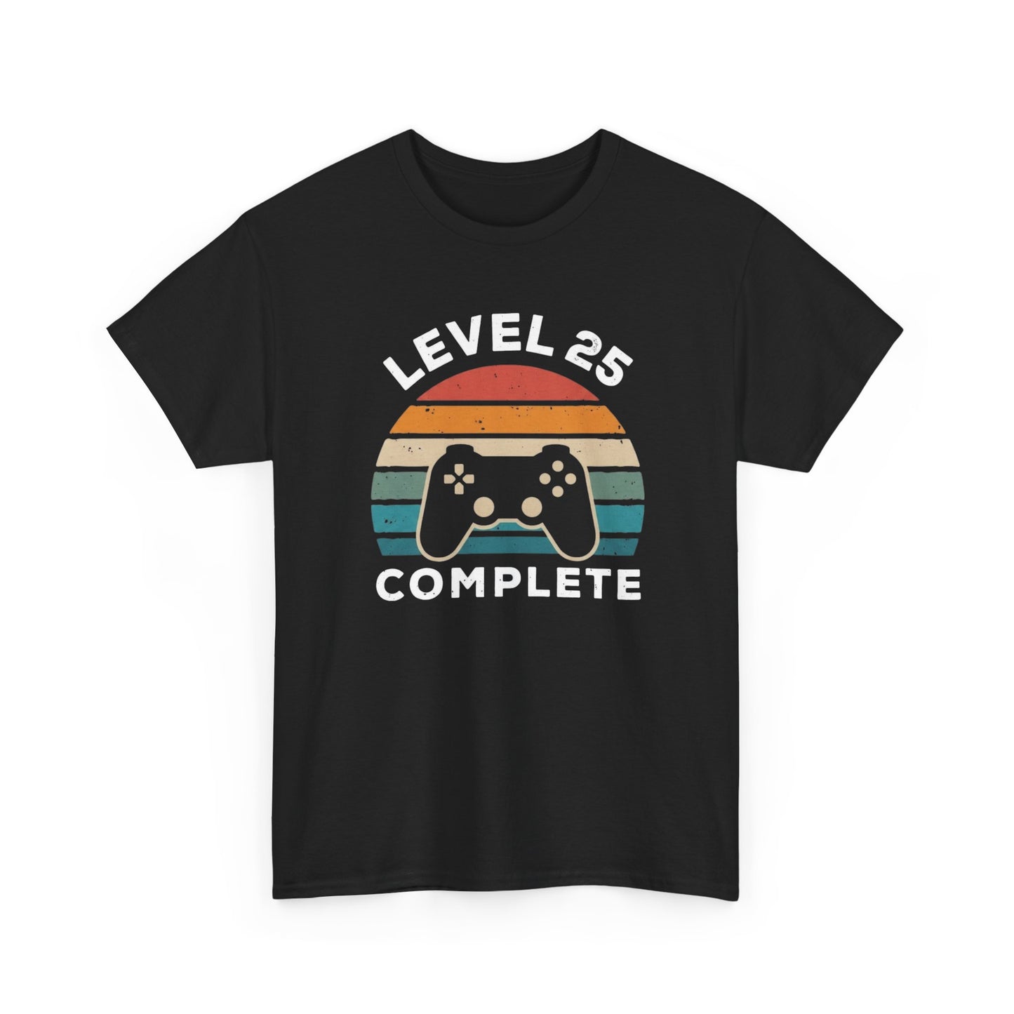 Tee-Shirt 25 Ans Homme et Femme – Cadeau Anniversaire 25ème Gamer Gaming – Idée Cadeau Jeu Vidéo Original pour Passionné de Jeux Vidéo