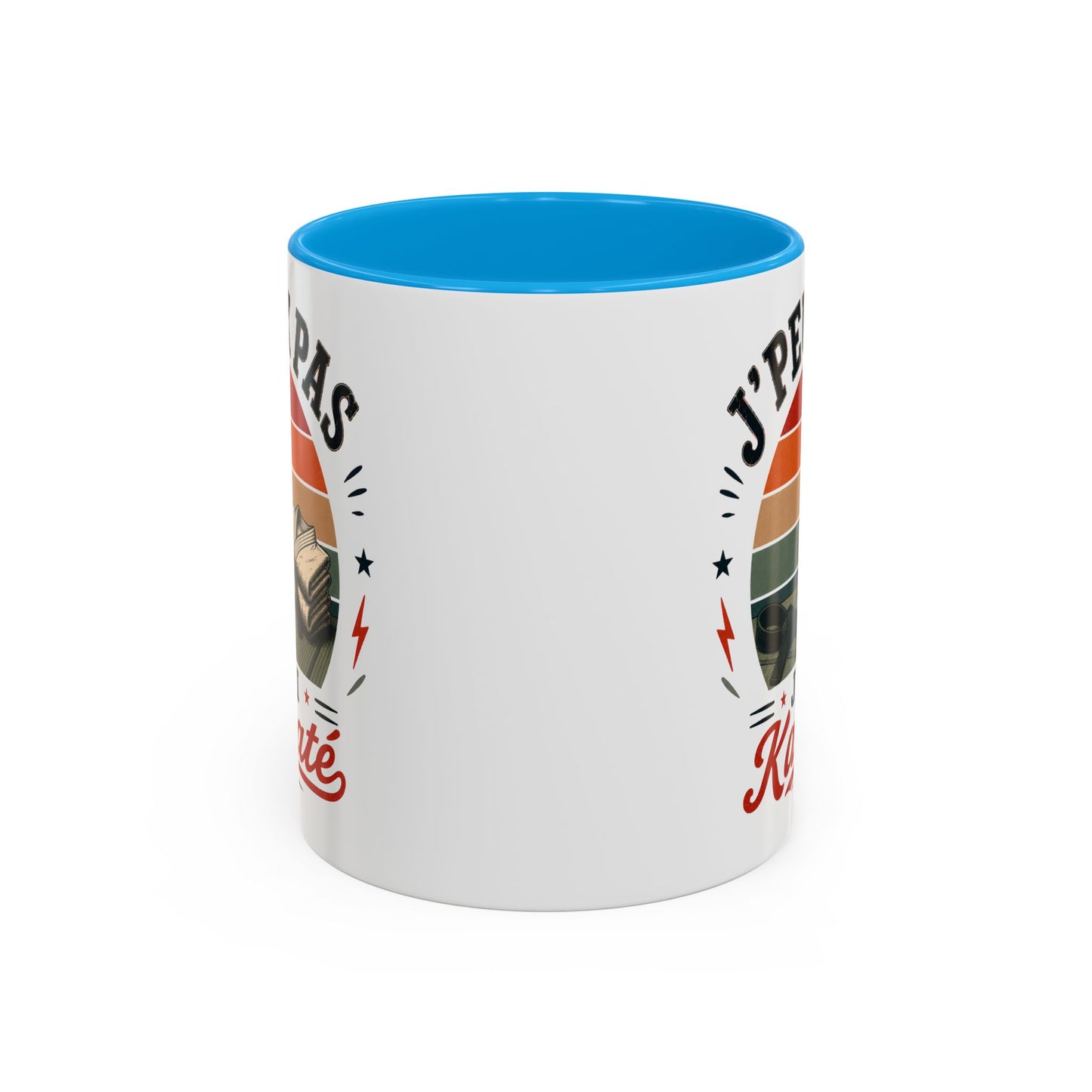 Tasse J’Peux Pas J’Ai Karaté – Mug Humour Karaté Vintage – Cadeau Passion Arts Martiaux Homme Femme 325ml