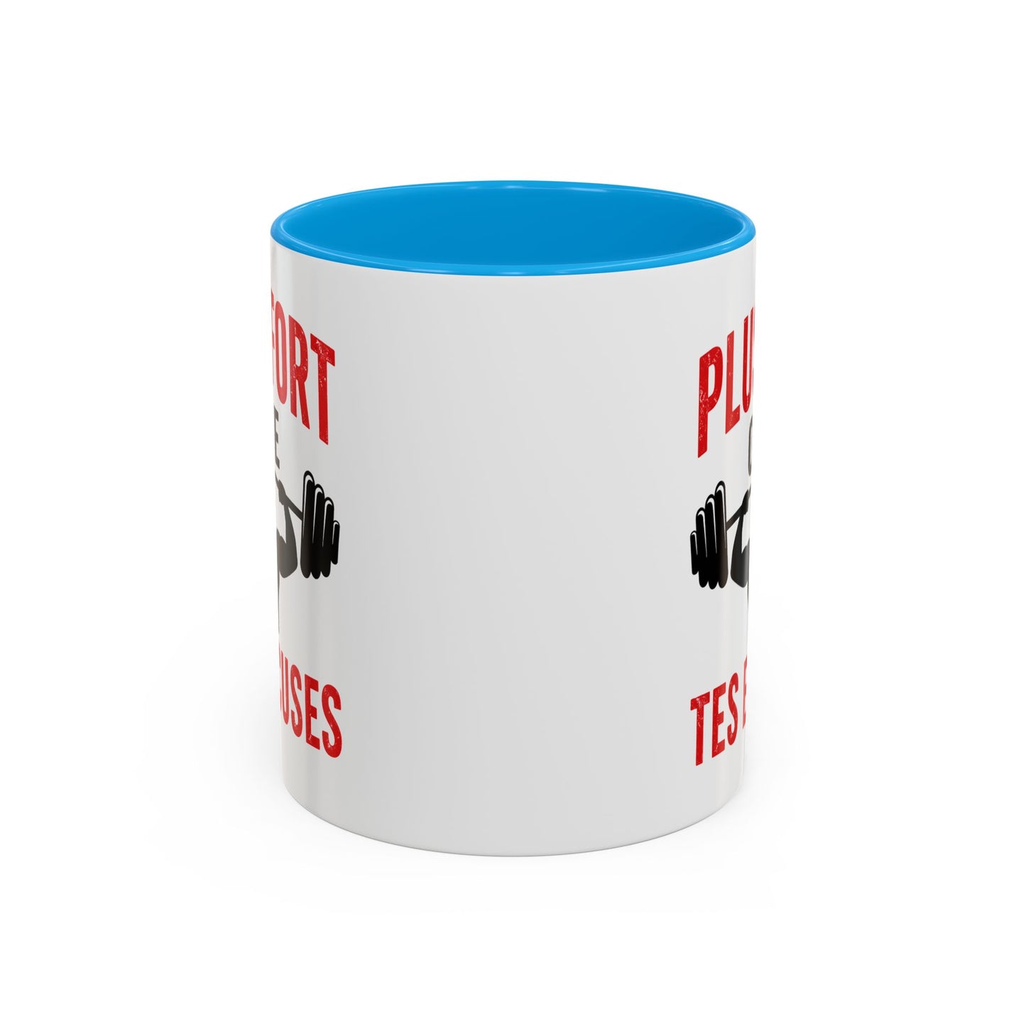 Mug Musculation Fitness – Tasse Sportive Bodybuilding – Cadeau Original Homme et Femme, Motivation Entraînement Noir Bleu Rouge