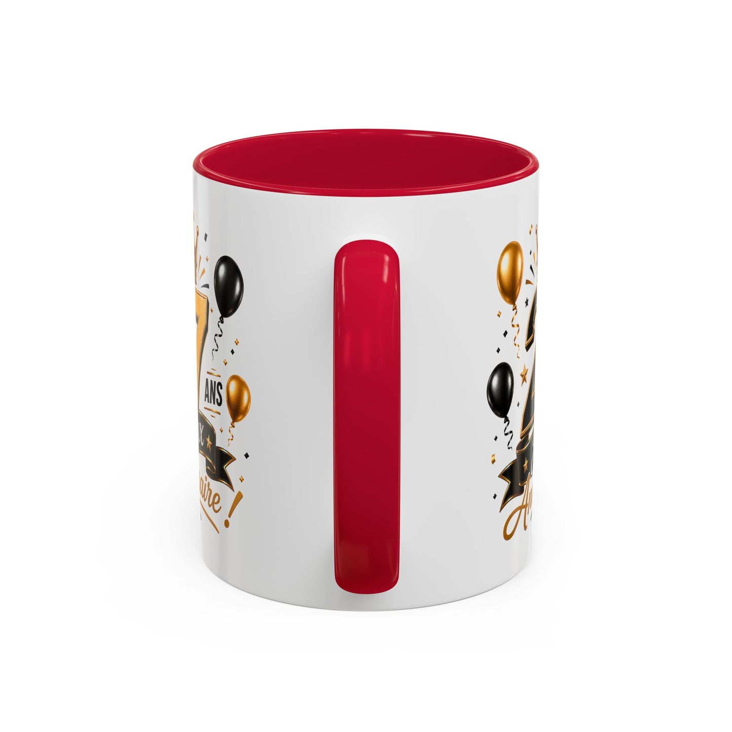 Mug Joyeux 27 Ans – Tasse Anniversaire 27 Ans – Cadeau Original pour Femme Homme – Idée Cadeau 27e Anniversaire Noir Bleu Rouge