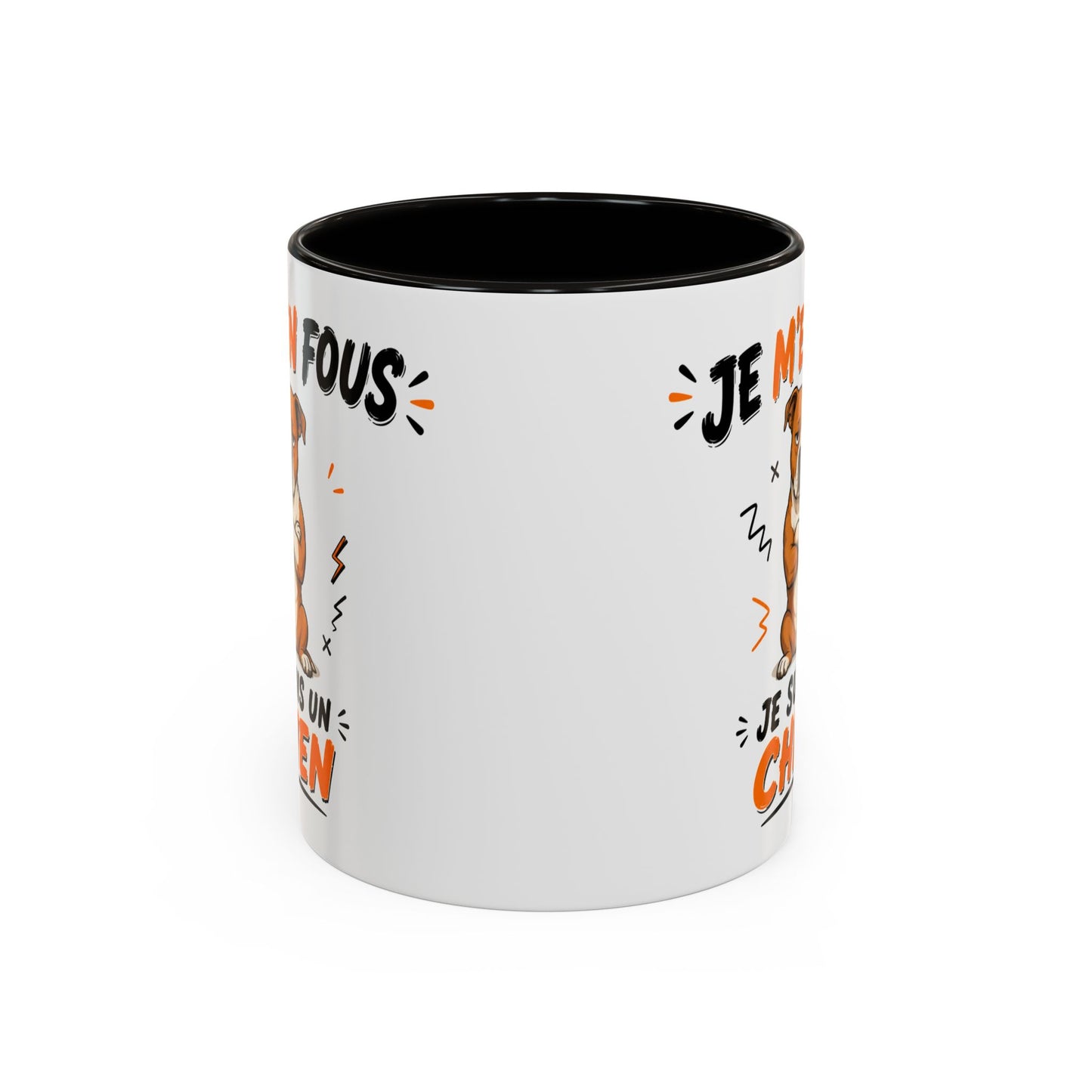 Tasse Je M’en Fous Je Suis Un Chien – Mug Humour Chien Mignon – Cadeau Original Amoureux des Chiens 325ml