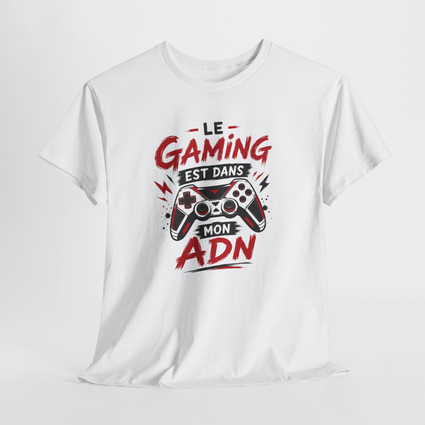 Tee-Shirt Gaming Homme et Femme – Gamer Manette Jeu Vidéo Console PC – Cadeau Original pour Passionné de Jeux Vidéo Geek