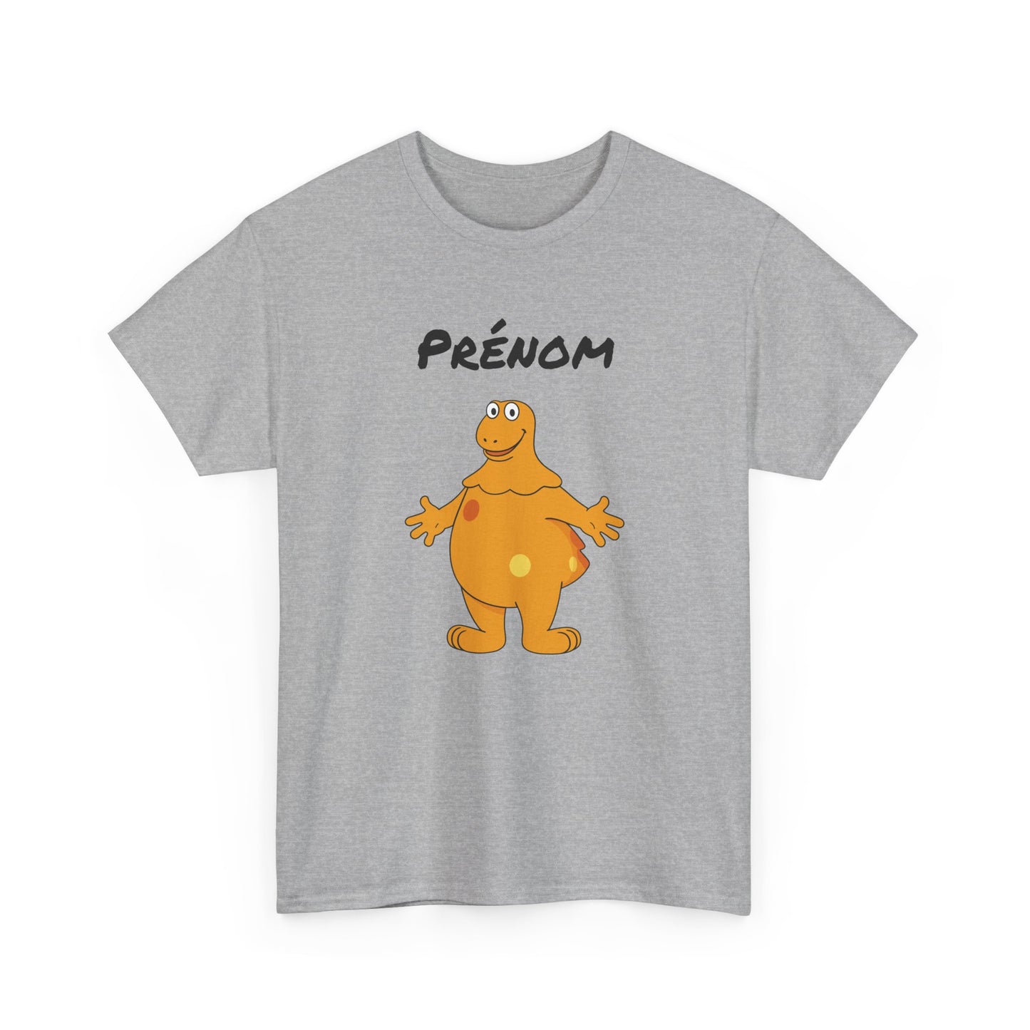 T-Shirt Casimir Personnalisé avec Prénom – Design Cartoon Vintage Nostalgie – Tee Shirt Adulte Fun