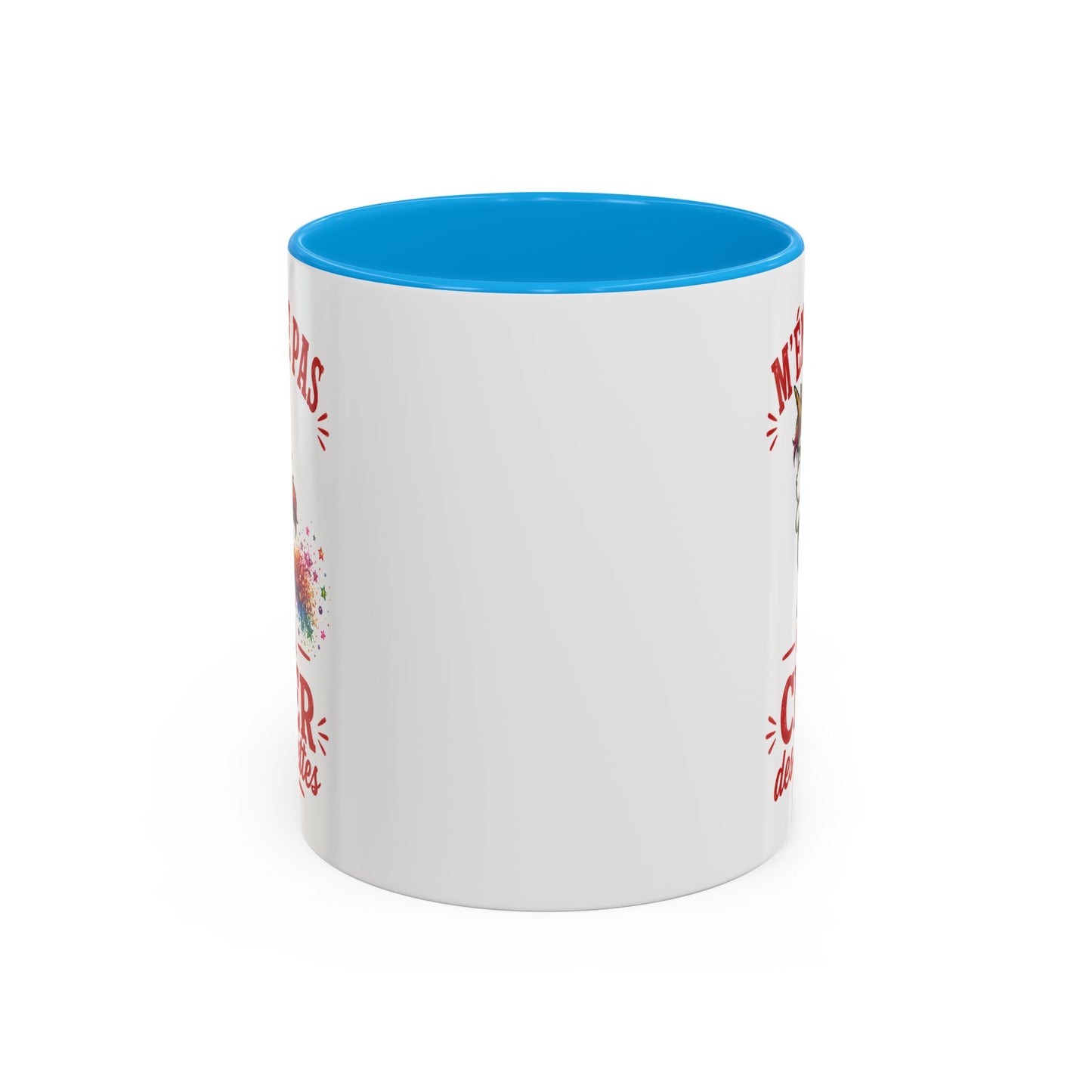 Tasse M’Énerve Pas Ça Va Chier des Paillettes – Mug Licorne Humour – Cadeau Original Homme Femme 325ml
