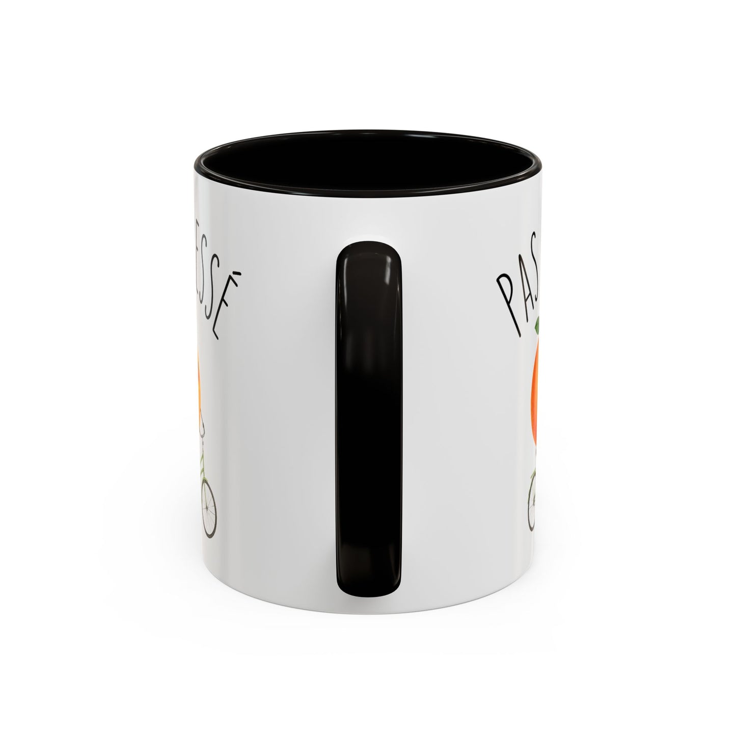 Tasse Humoristique “Pas Pressé” – Mug Orange Mignonne à Vélo – Design Relax et Fun 325ml