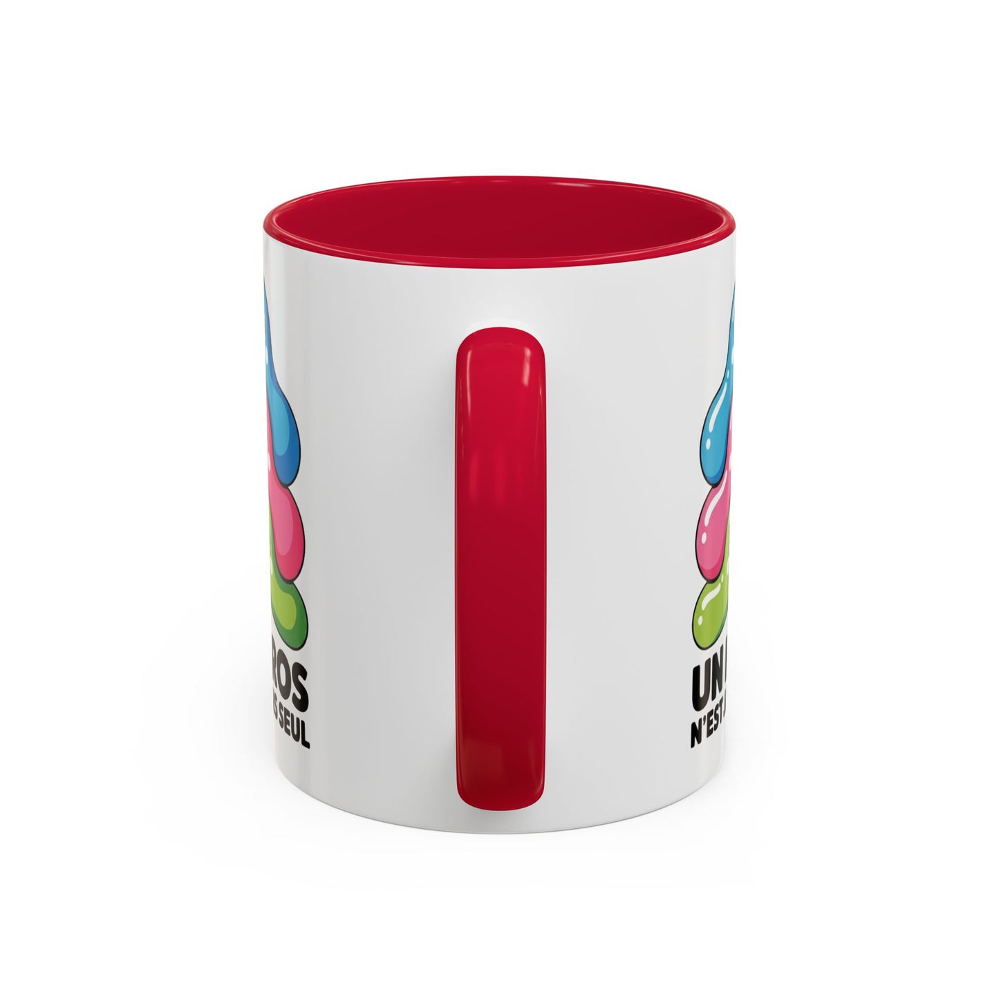 Mug Humour Bactéries – Tasse Microbes Drôles Citation Fun – Cadeau Original Humour – Céramique 325ml Noir Bleu Rouge