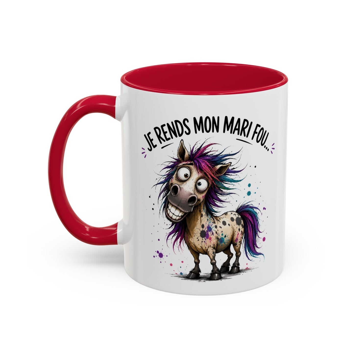 Tasse Je Rends Mon Mari Fou – Mug Humour Femme Mariage Couple – Cadeau Femme Mariée 325ml