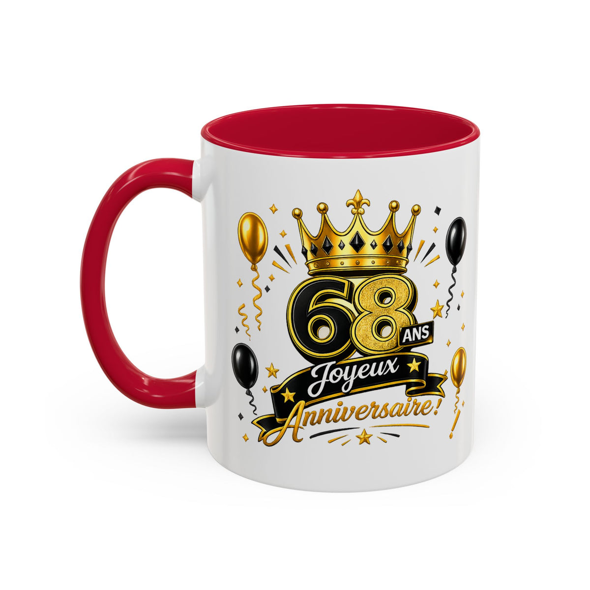 Mug Joyeux 68 Ans – Tasse Anniversaire 68 Ans – Cadeau Original pour Femme Homme – Idée Cadeau 68e Anniversaire