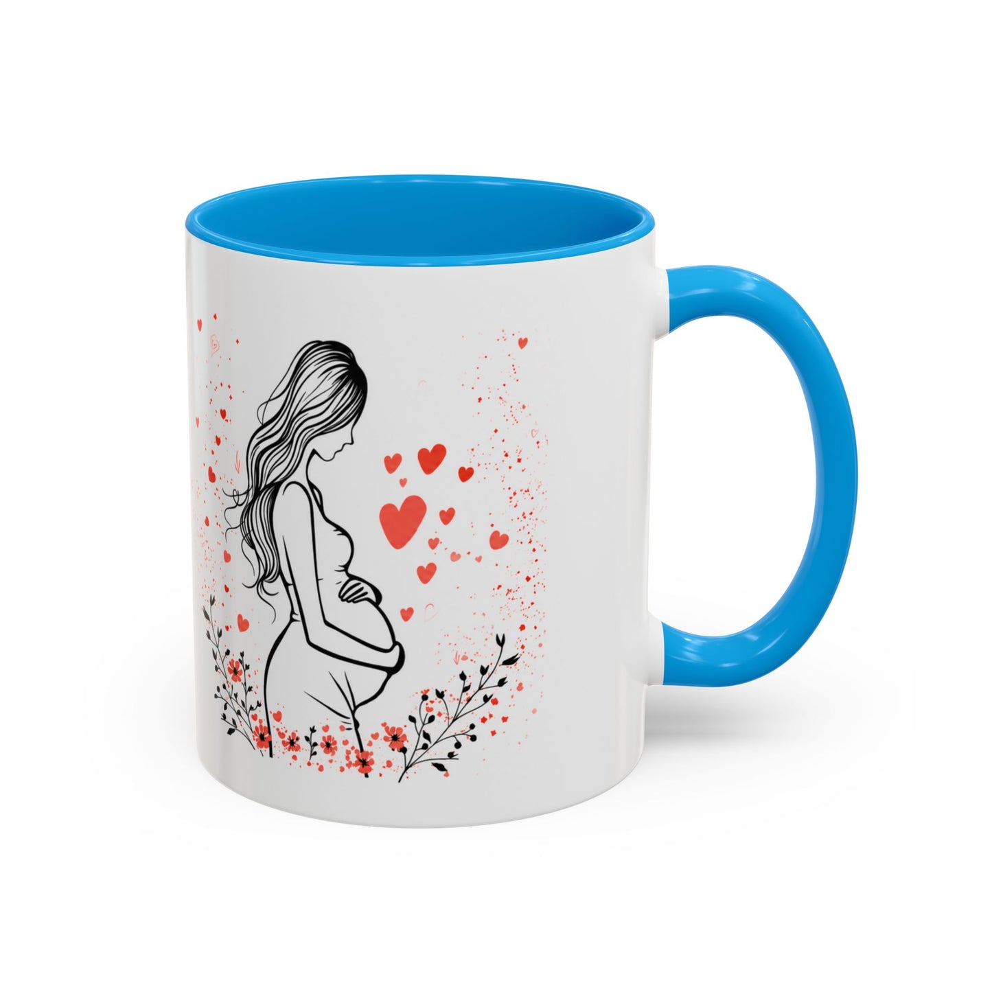 Tasse Première Fête des Mères – De Tout Petits Doigts De Tout Petits Pieds – Cadeau Future Maman Grossesse 325ml