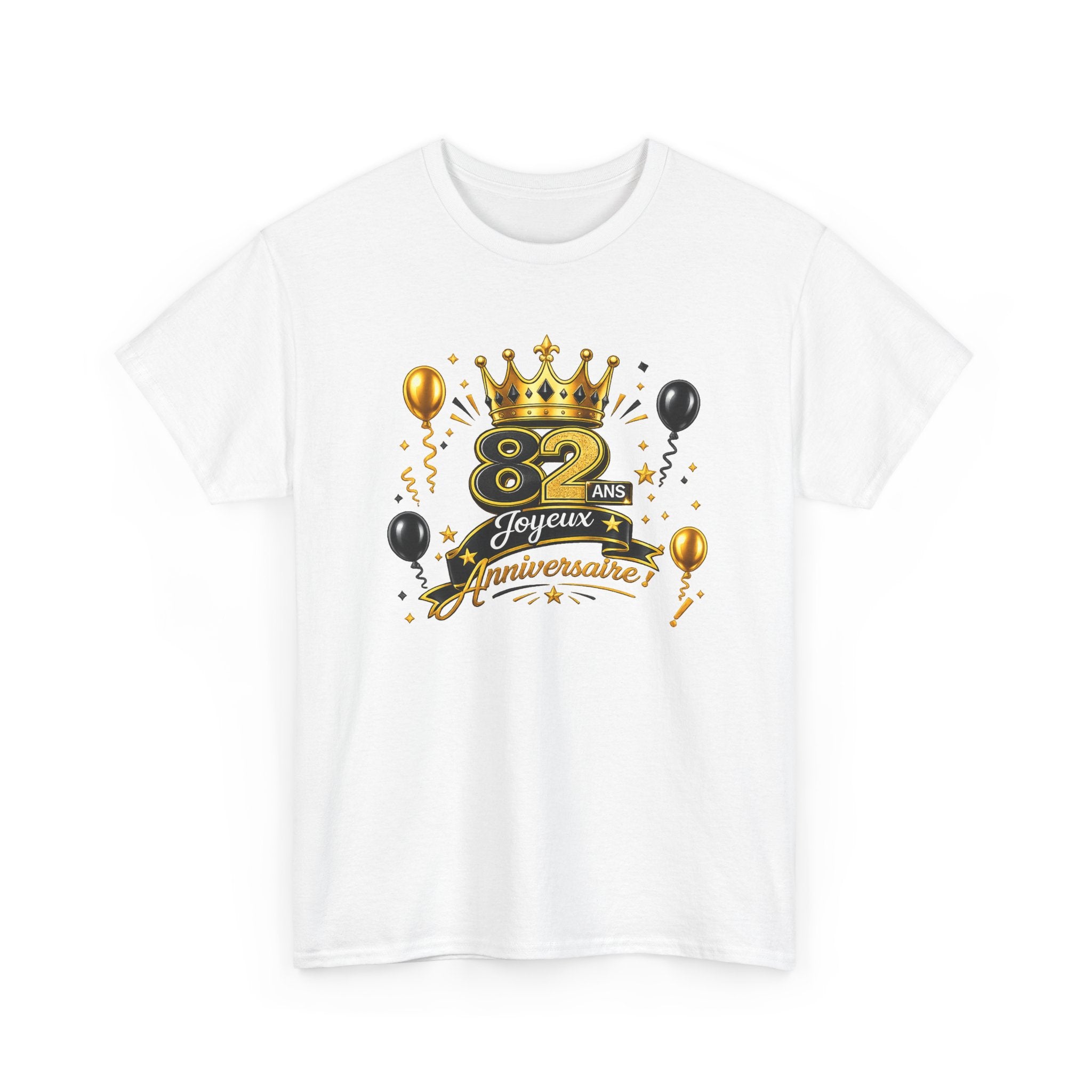 Tee Shirt Anniversaire 82 Ans Homme et Femme – Joyeux Anniversaire – Cadeau 82 Ans
