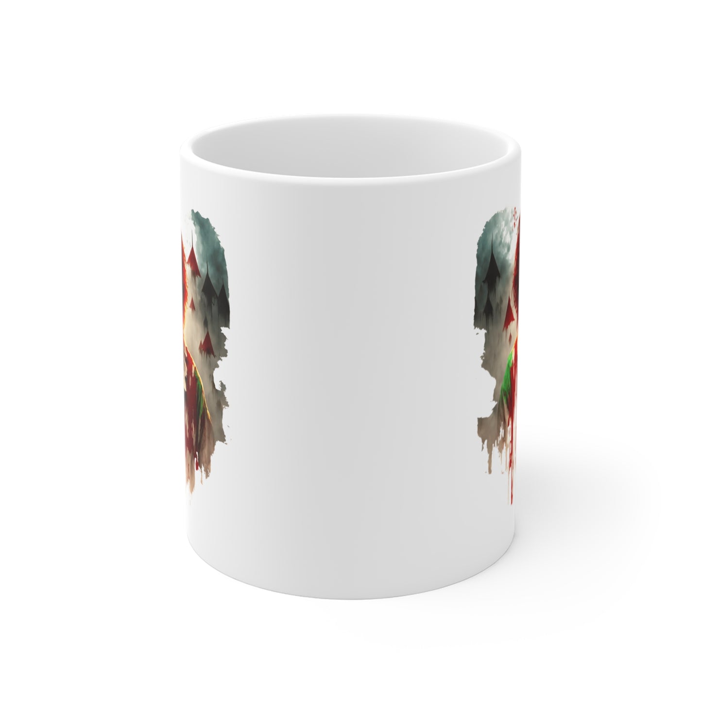Mug Clown Horreur 325ml – Tasse Céramique Design Effrayant – Cadeau Halloween Film Horreur