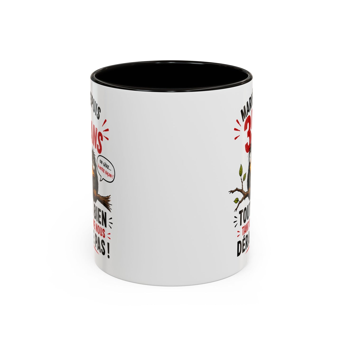 Tasse Mariés Depuis 35 Ans – Mug Humour Anniversaire de Mariage Homme Femme – Cadeau Couple 35 Ans de Mariage 325 ml