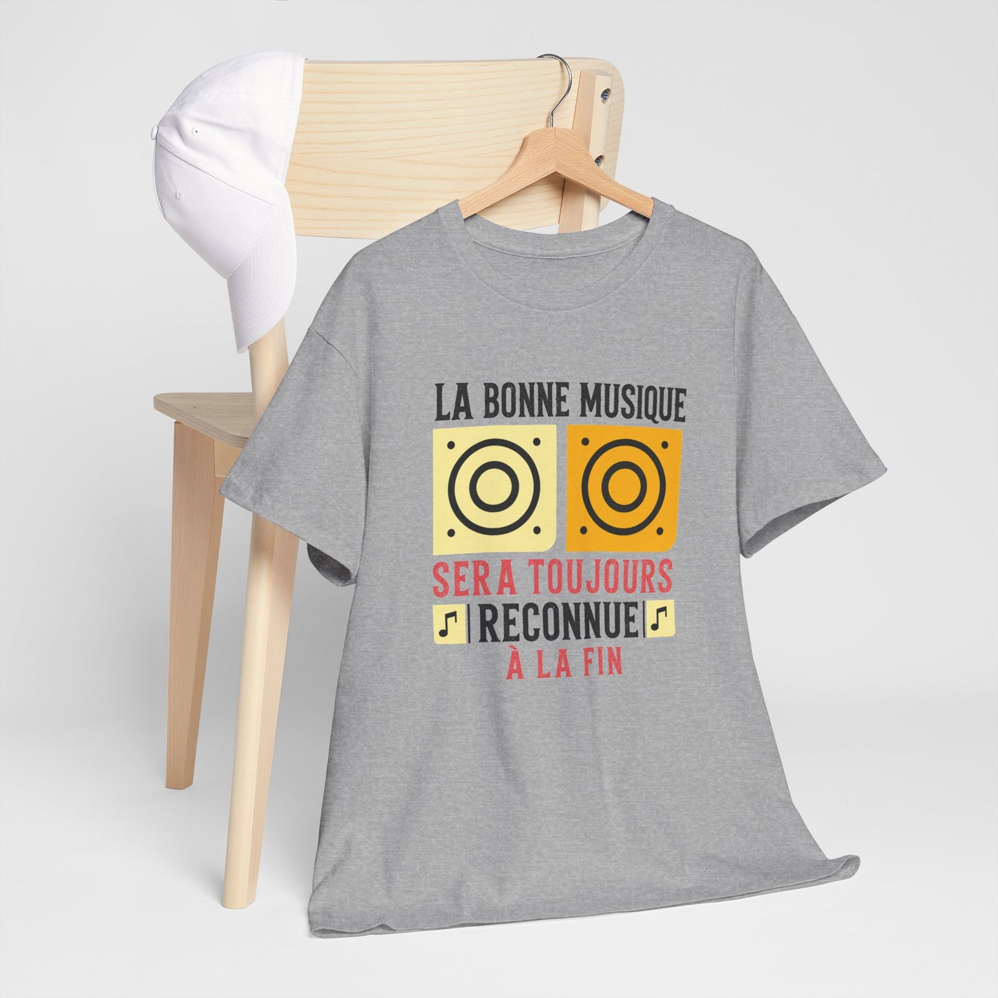 Tee Shirt Homme et Femme Musique Mélomane Passion Musicale Enceinte Son Vintage Idée Cadeau