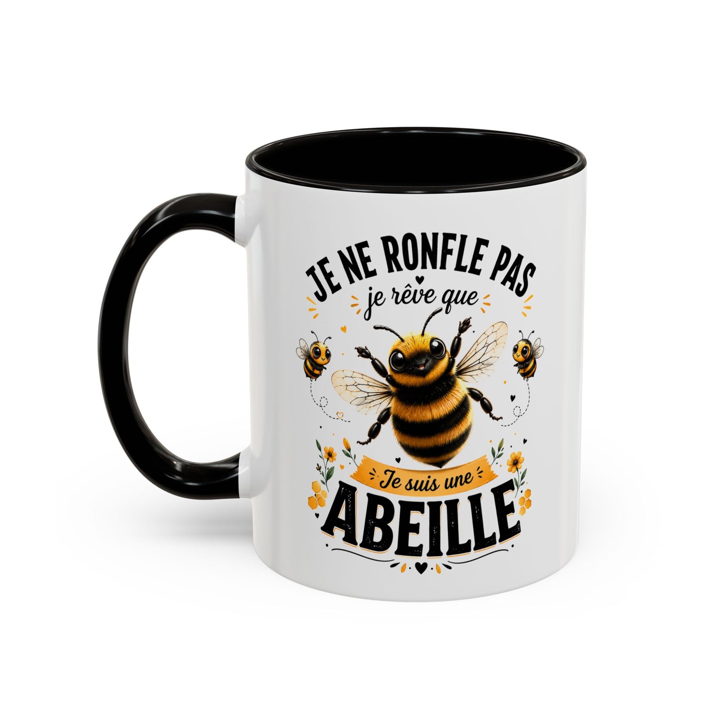 Tasse Je Ne Ronfle Pas Je Rêve Que Je Suis Une Abeille – Mug Humour Abeille – Cadeau Original Homme Femme 325ml