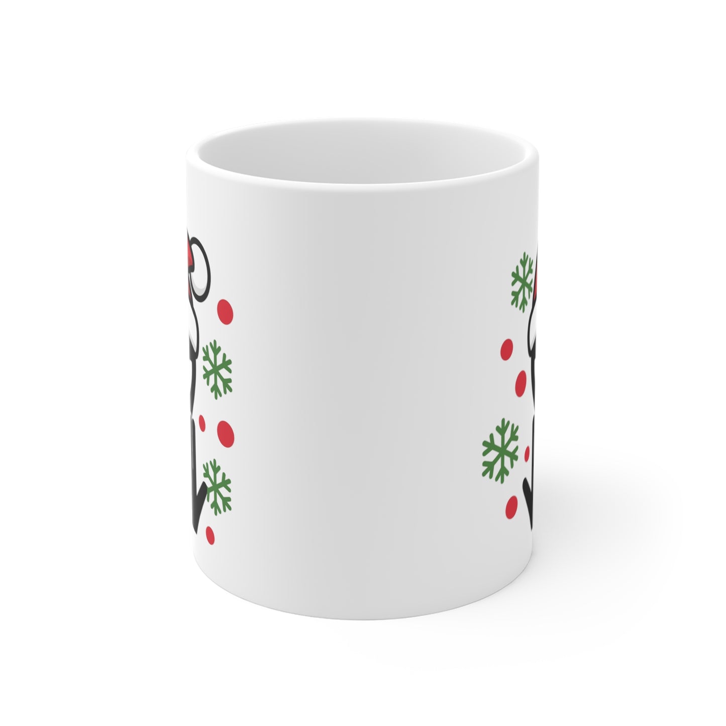 Mug Céramique Alien Noël Jul – Tasse Hiver Geek Fun 325ml – Cadeau Original Café Thé Chocolat