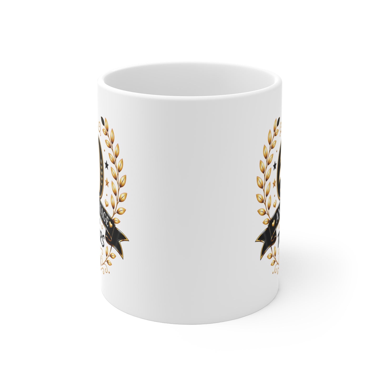 Mug 60 Ans de Mariage et Je Suis Toujours en Vie – Tasse Humoristique Anniversaire de Mariage – Idée Cadeau Couple Noces de Diamant
