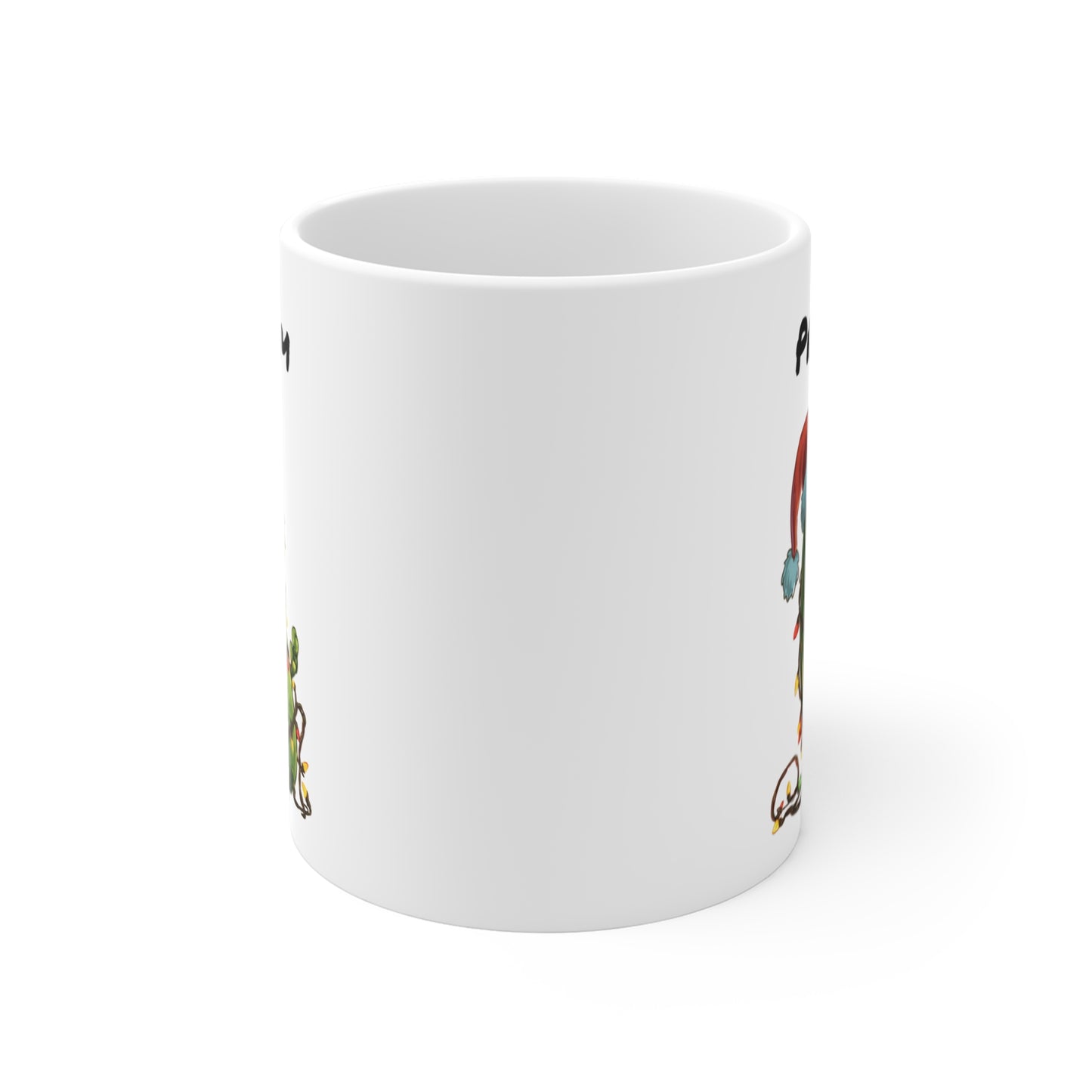 Tasse Personnalisable Cornichon de Noël – Mug Humour Festif et Drôle – Cadeau Original Père Noël 325ml