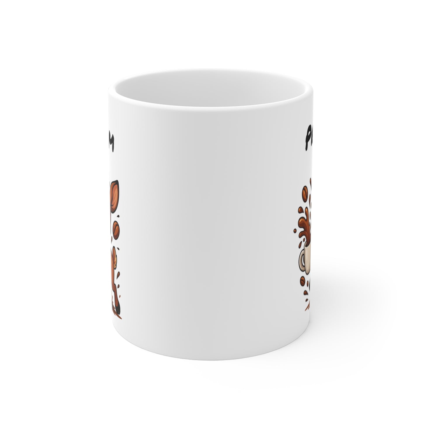 Mug Biche Personnalisable – Tasse Cerf Mignon en Céramique 325ml avec Prénom – Café et Forêt