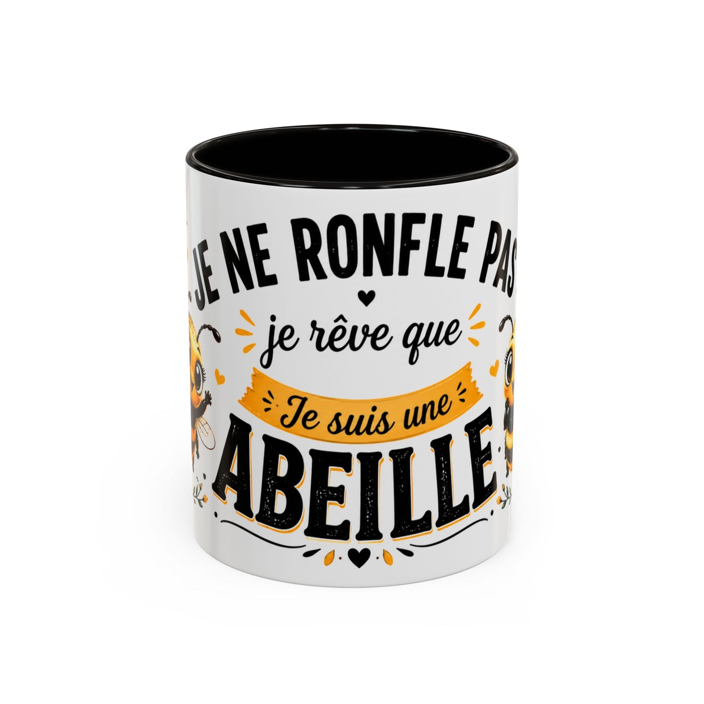 Tasse Je Ne Ronfle Pas Je Rêve Que Je Suis Une Abeille – Mug Humour Abeille Cartoon – Cadeau Original Homme Femme 325ml