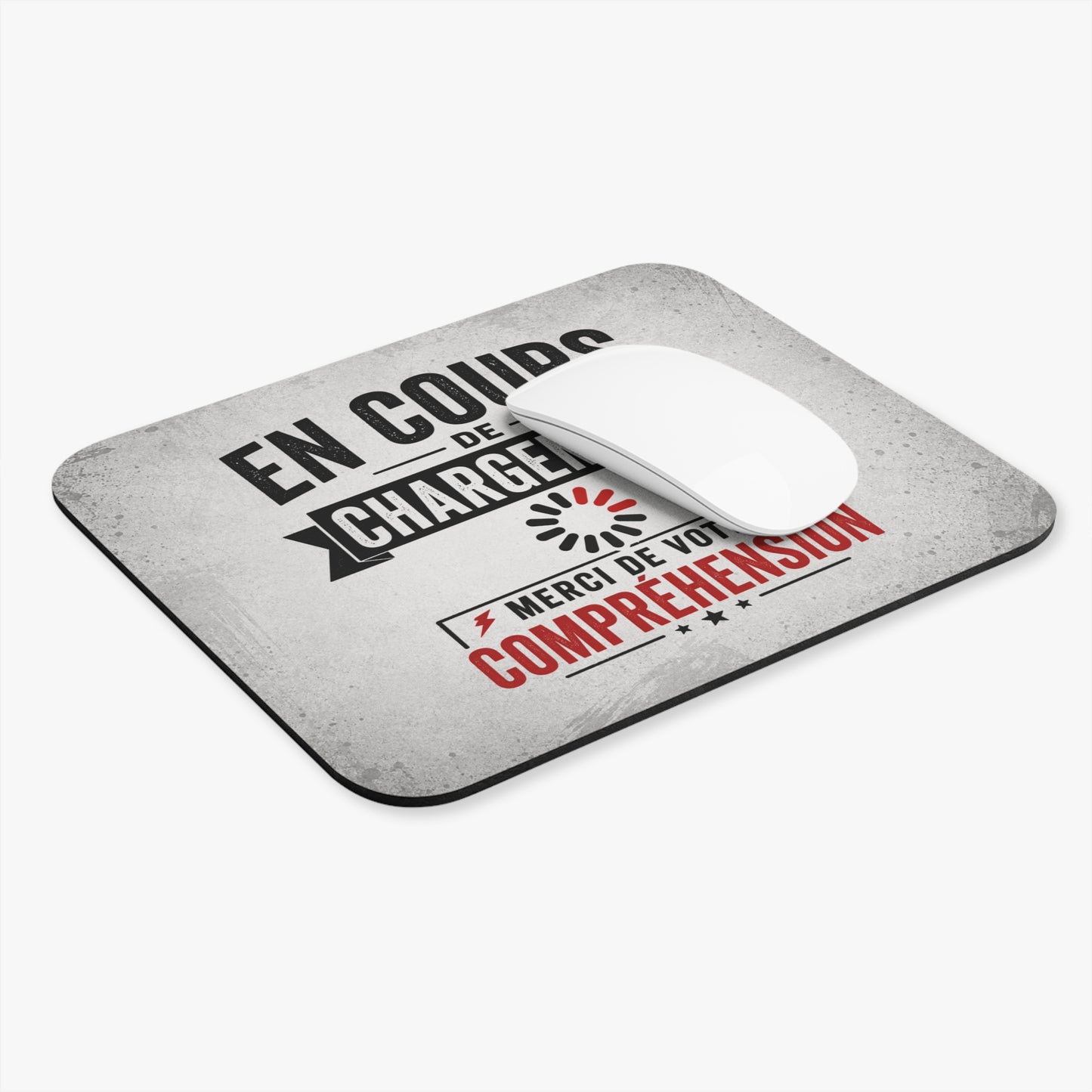 Tapis de Souris 22x18cm Humour En Cours de Chargement Merci de Votre Compréhension Cadeau Homme Femme Bureau Gaming