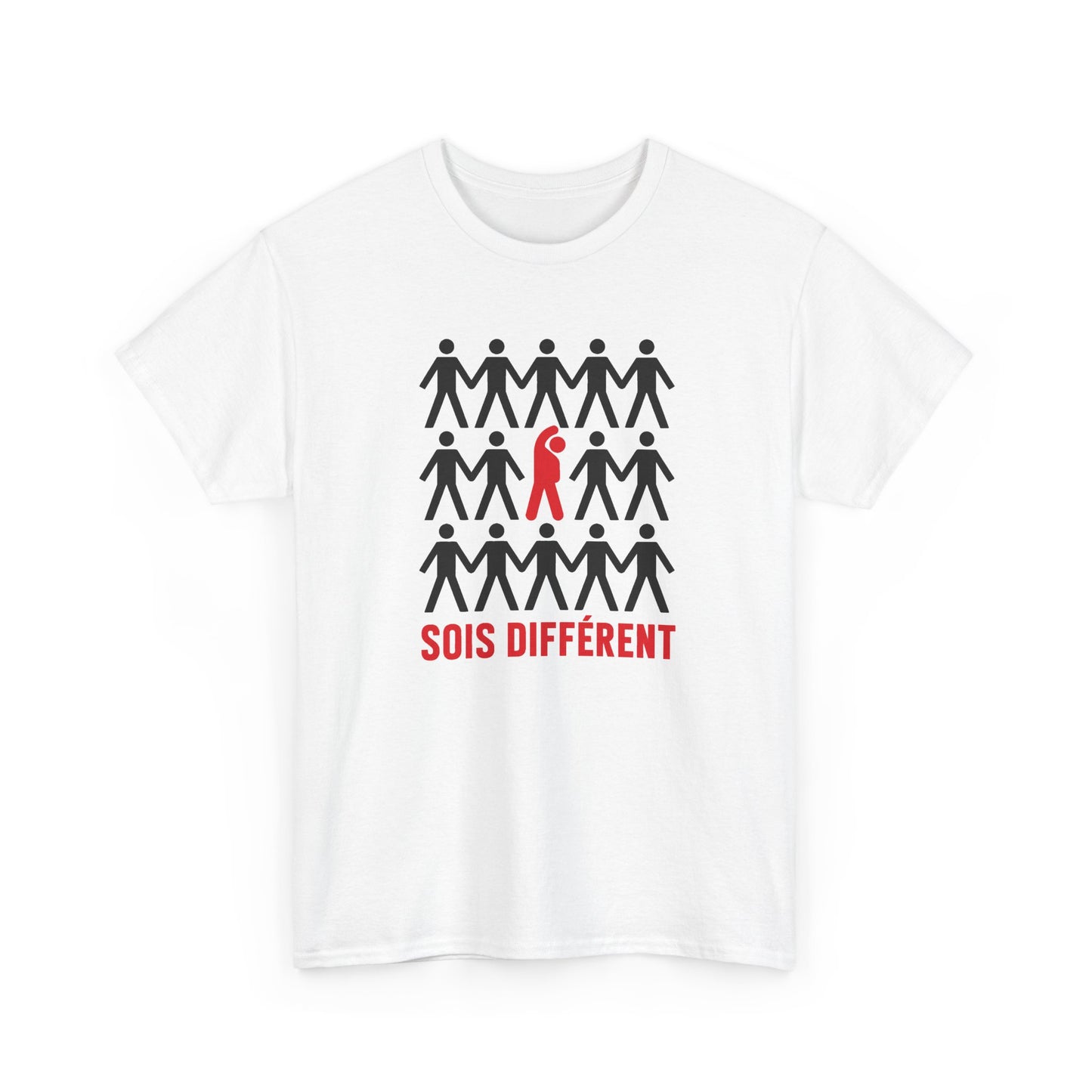 T-Shirt Homme et Femme Motivation – Originalité Confiance en Soi Individualité – Cadeau Inspirant