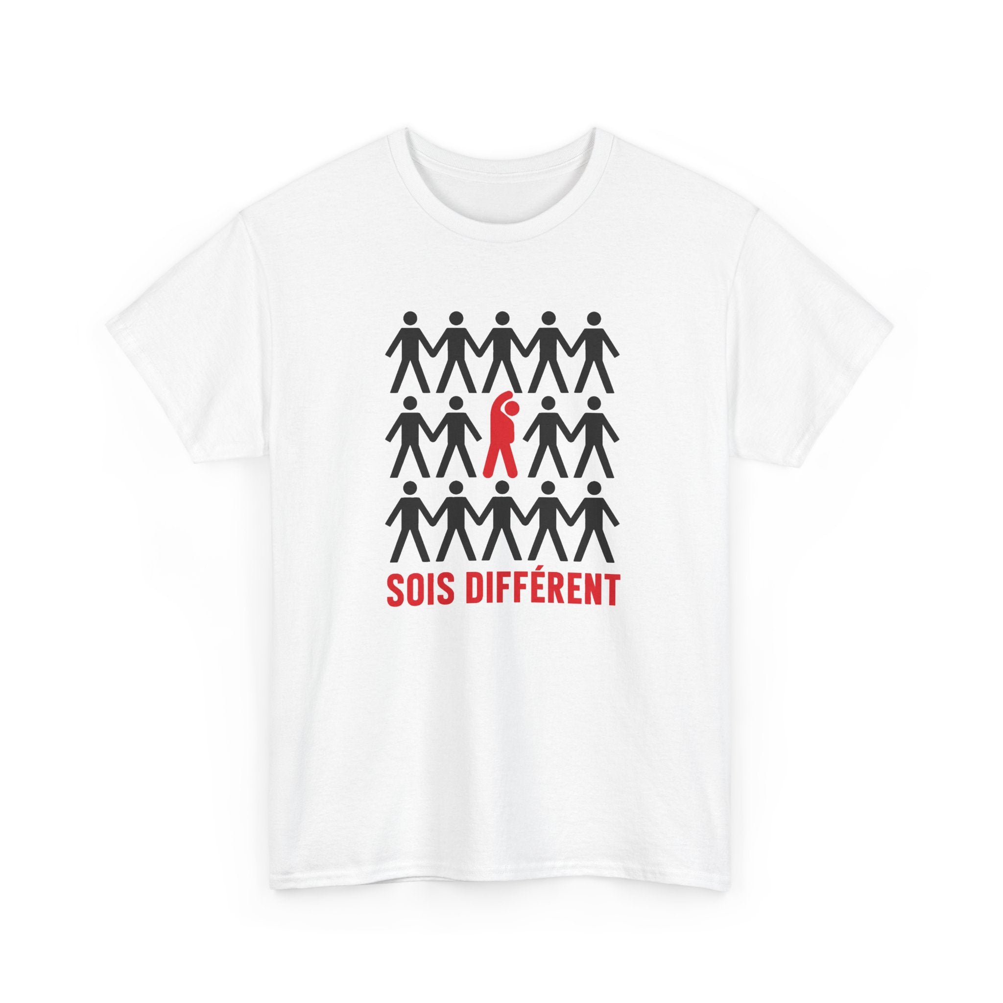 T-Shirt Homme et Femme Motivation – Originalité Confiance en Soi Individualité – Cadeau Inspirant