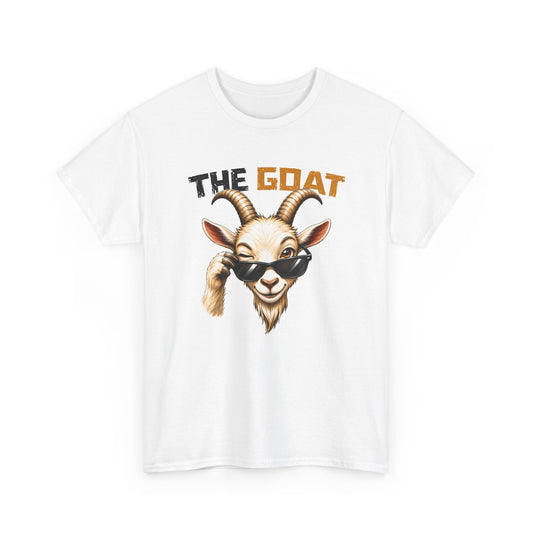 Tee Shirt The Goat Chèvre Cool – T-Shirt Humour Animal avec Lunettes – Cadeau Homme Femme Original