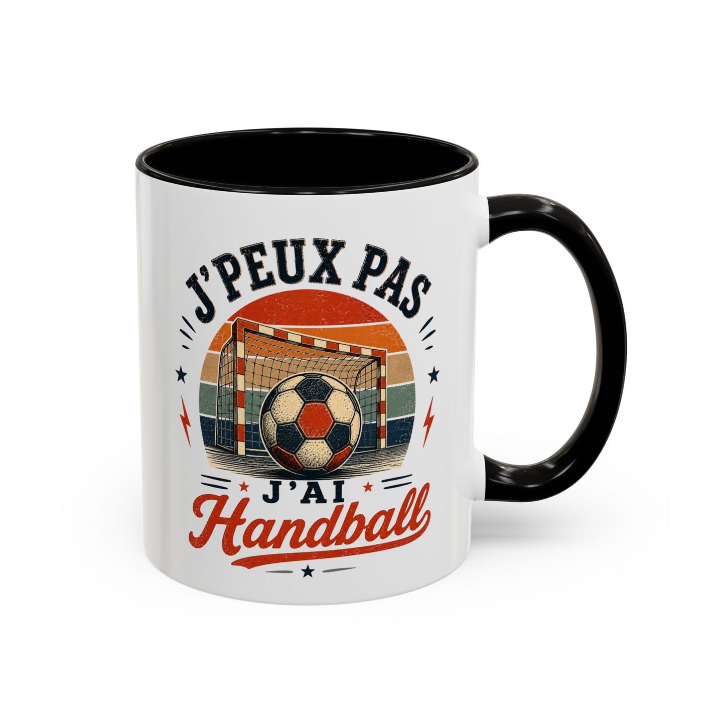 Tasse J’Peux Pas J’Ai Handball – Mug Handball Vintage Humoristique – Cadeau Joueur Homme Femme 325ml