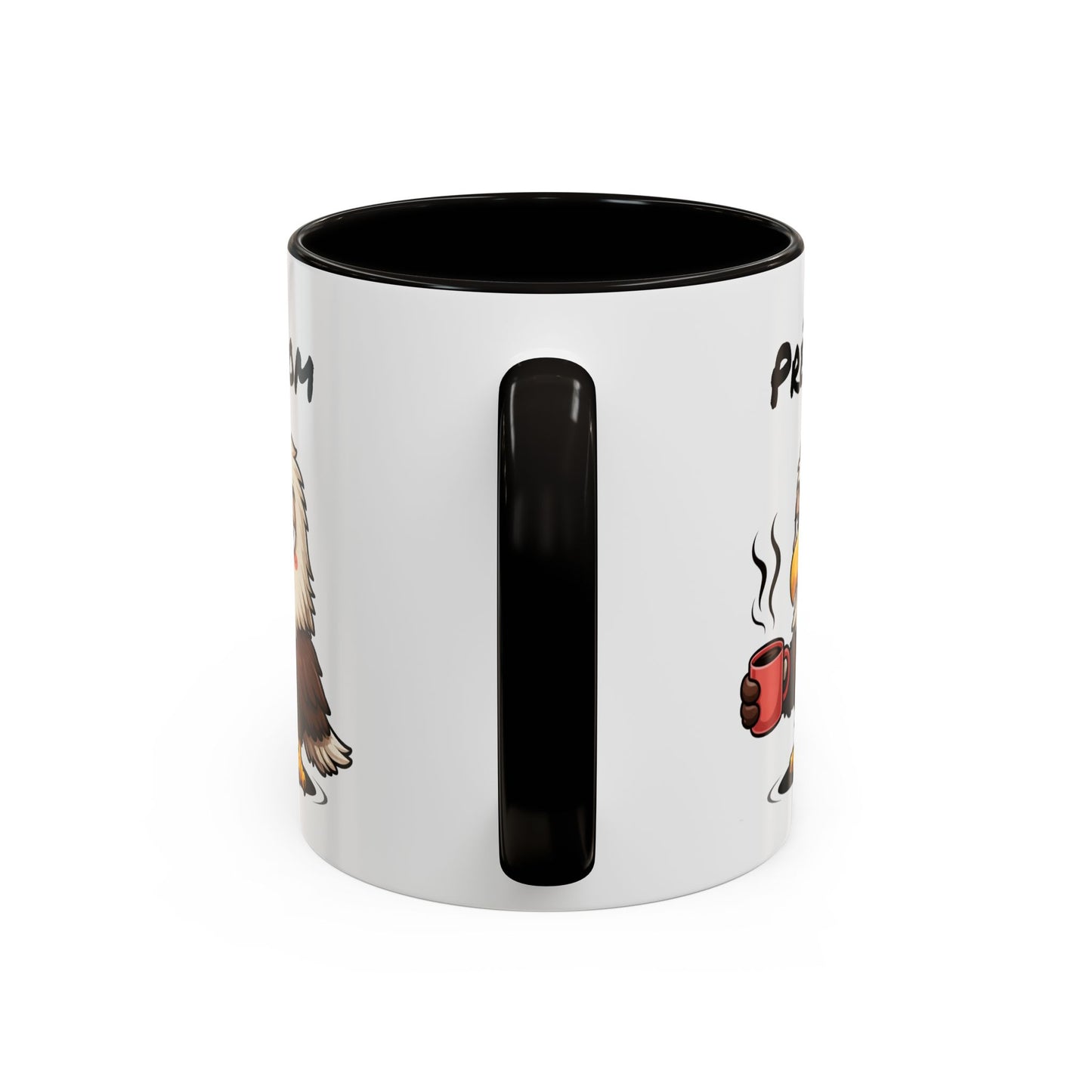 Tasse Aigle Café Personnalisable 325ml – Mug Céramique Humour Réveil Matin Prénom Cadeau Original