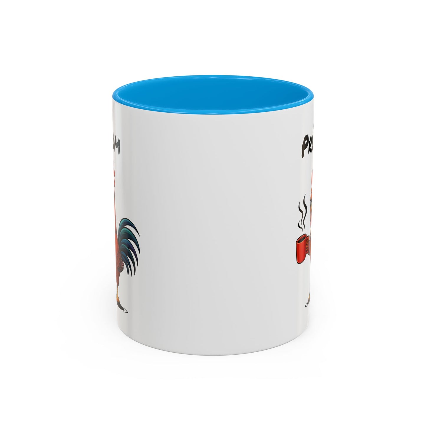 Mug Coq Personnalisable 325ml – Tasse Café Humour Animal Drôle Matin Difficile Cadeau Original
