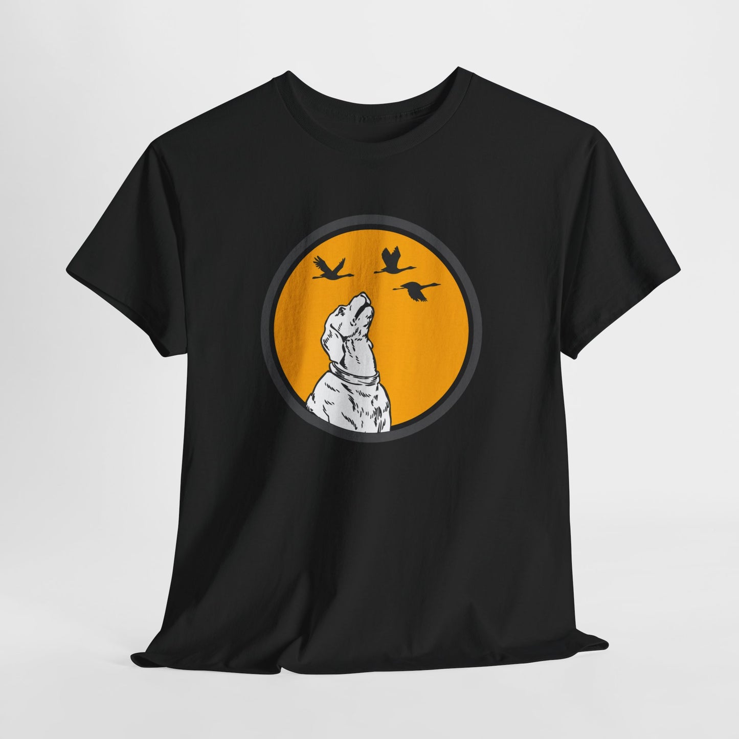 T-Shirt Chien Homme et Femme – Cadeau Amoureux des Chiens et Nature – Chien Oiseaux Plein Air – Idée Cadeau Passion Animaux