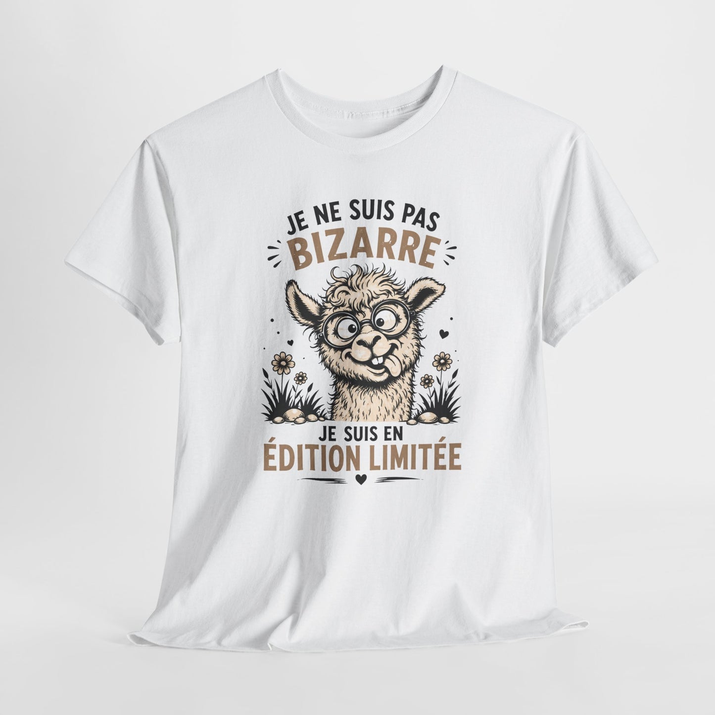 Tee-Shirt Humour Homme et Femme – Lama Drôle Original – Cadeau Amusant Anniversaire pour Amateur d’Animaux