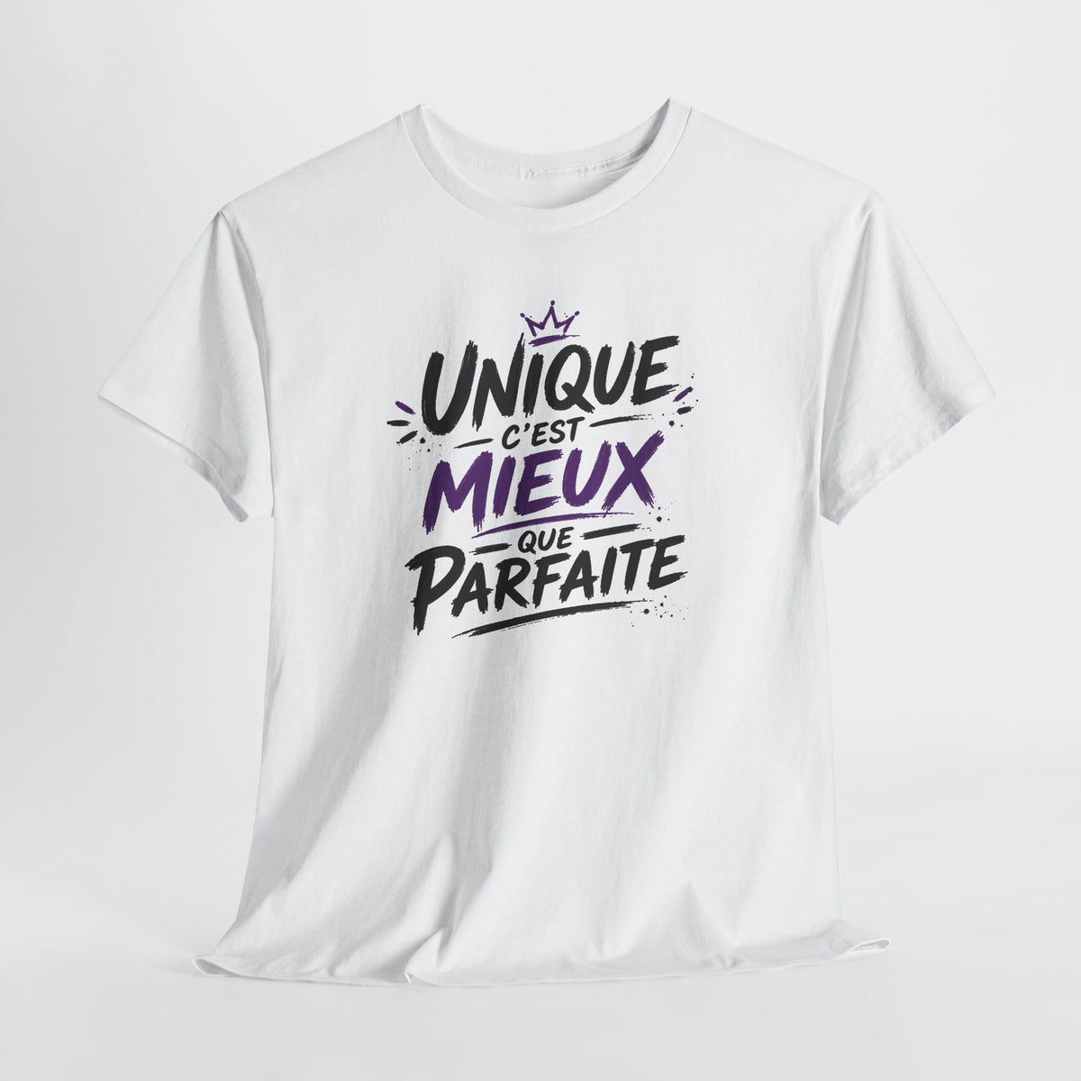 Tee Shirt Femme Unique C’est Mieux Que Parfaite – T-Shirt Humour Femme Original – Idée Cadeau Femme