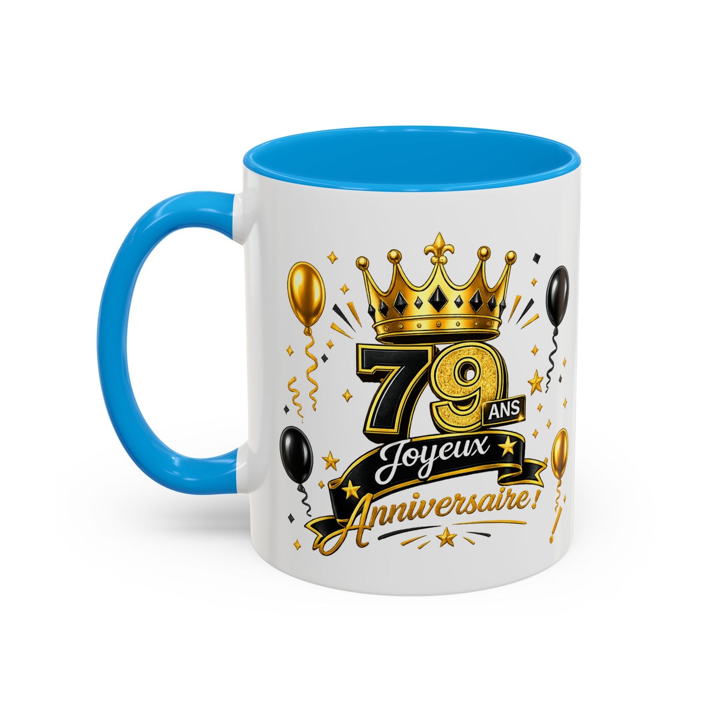 Mug Joyeux 79 Ans – Tasse Anniversaire 79 Ans – Cadeau Original pour Femme Homme – Idée Cadeau 79e Anniversaire