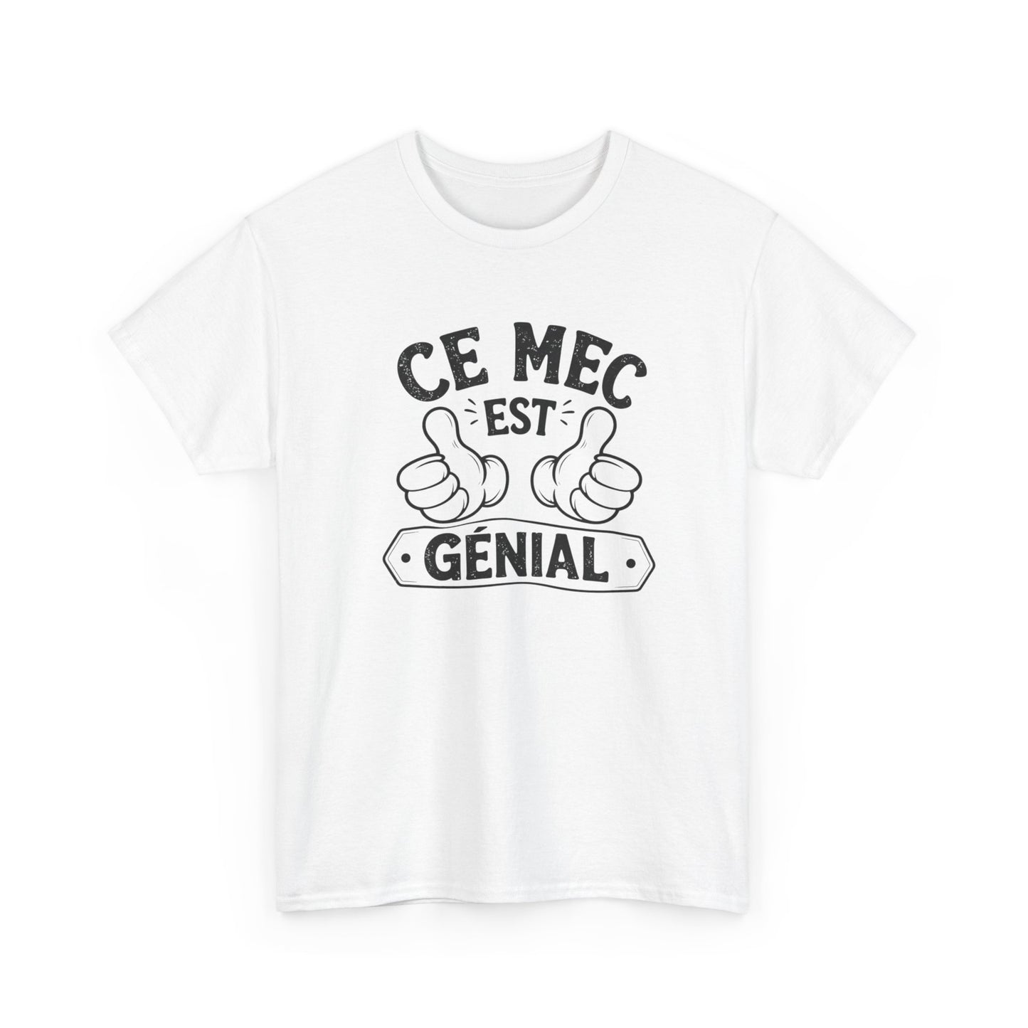 T-Shirt Ce Mec Est Génial – Cadeau Humour Homme Papa Collègue – Tee Shirt Drôle Anniversaire Fête