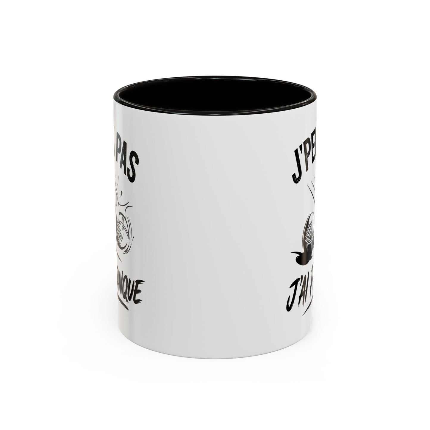 Mug Pétanque Humour – J’Peux Pas J’ai Pétanque – Tasse Drôle Joueur de Pétanque Cadeau Homme Femme Céramique 325ml