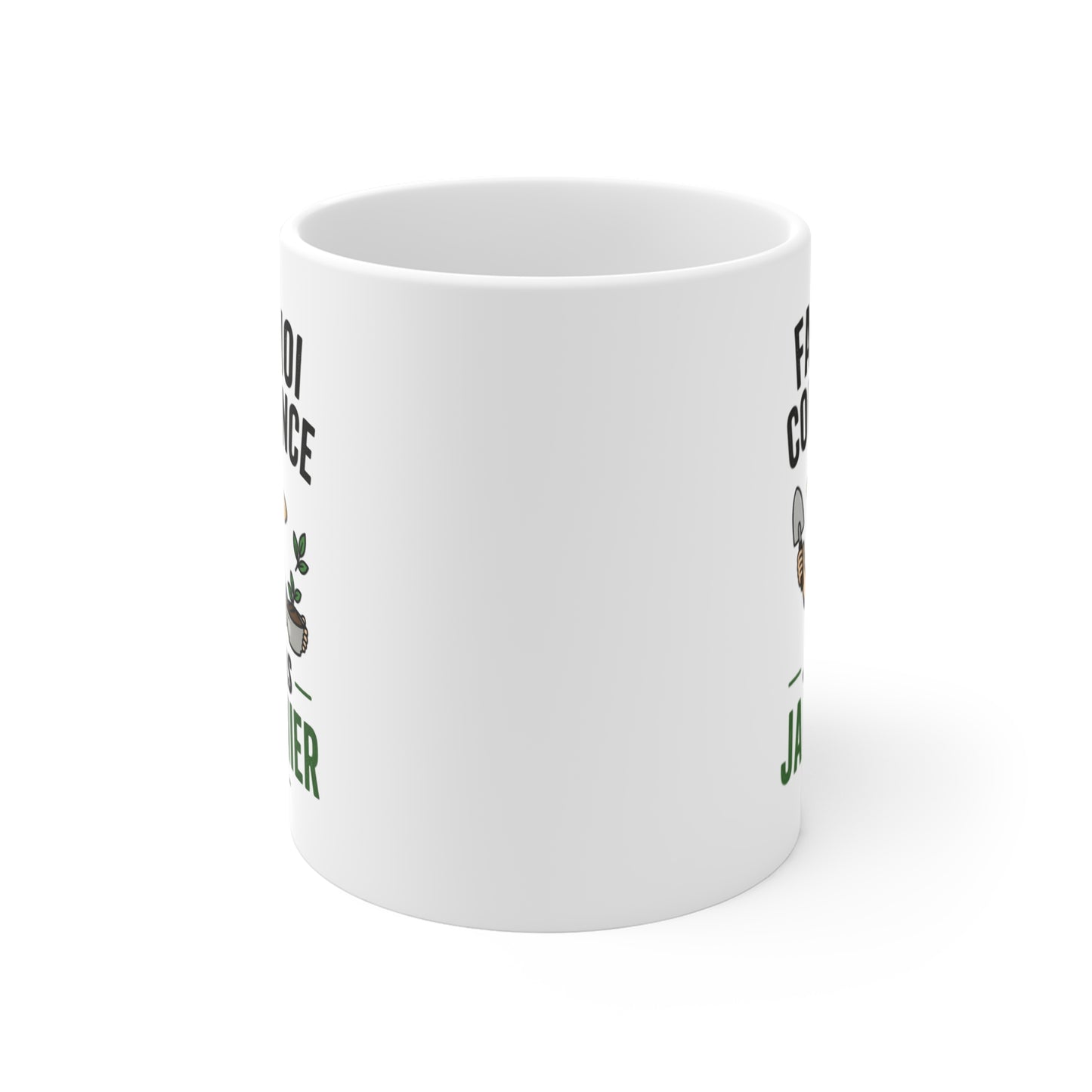 Tasse Jardinier Humour – Mug Fais-Moi Confiance Je Suis Jardinier – Cadeau Jardinage Homme Femme 325ml